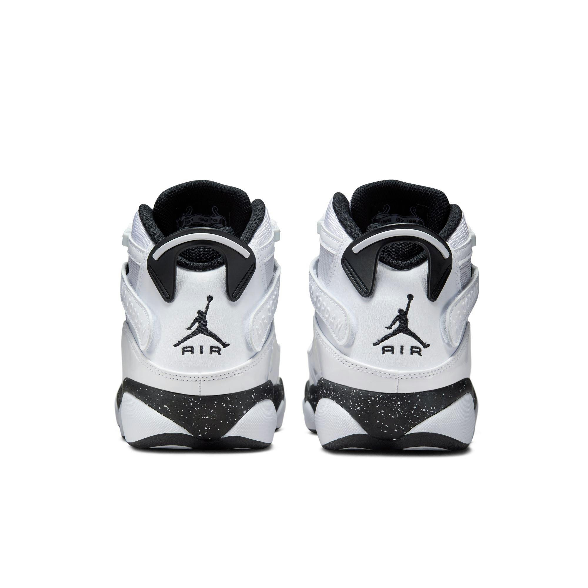 Jordan 6 Rings "White/Black" Men's Shoe - WHITE/BLACK Thumbnail View 7