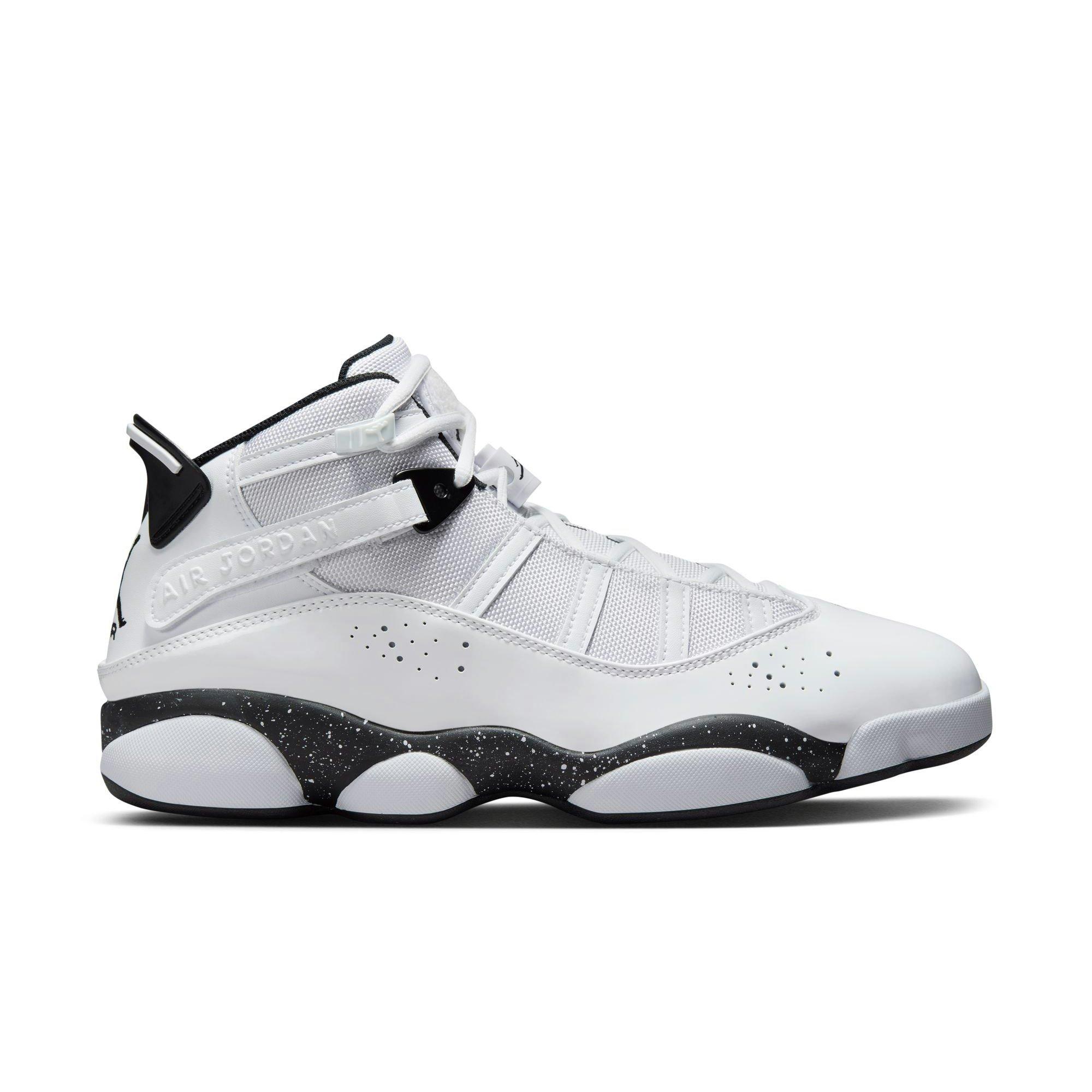 Jordan 6 Rings "White/Black" Men's Shoe - WHITE/BLACK Thumbnail View 1