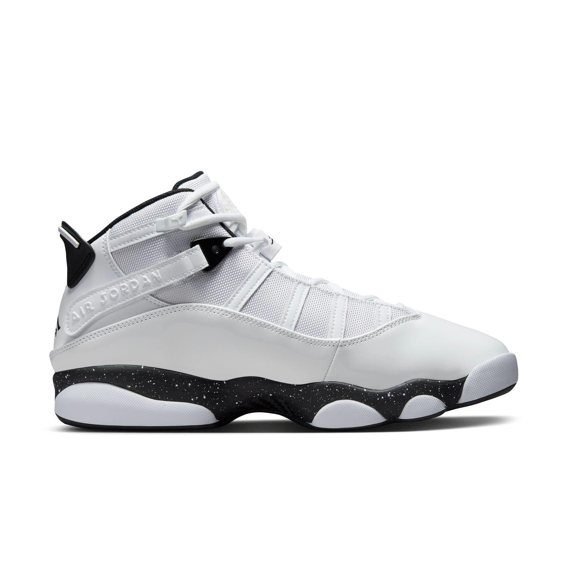 Jordan 6 Rings "White/Black" Men's Shoe - WHITE/BLACK Thumbnail View 2