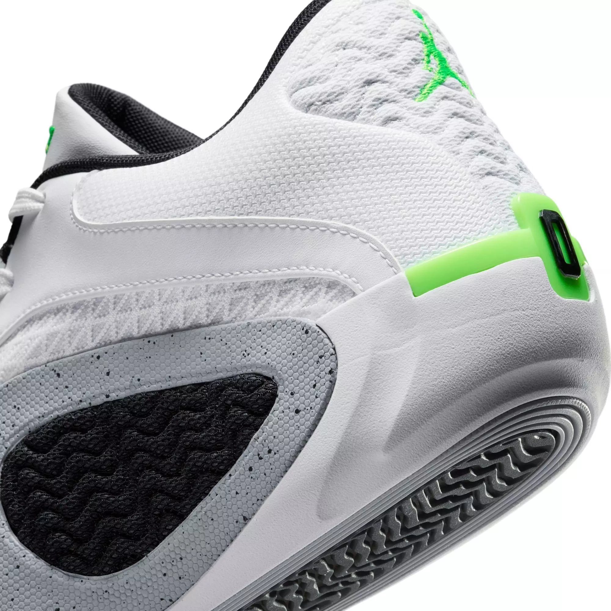 Jordan Tatum 2 "White Cement" Men's Basketball Shoe -  WHITE/ELECTRIC GREEN/BLACK
