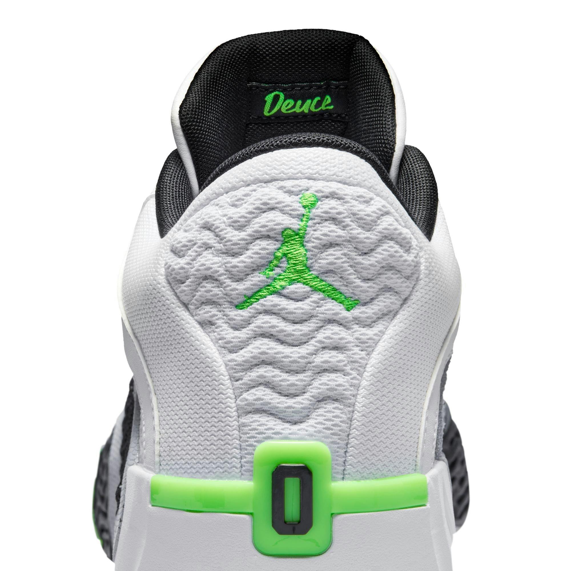 Jordan Tatum 2 "White Cement" Men's Basketball Shoe -  WHITE/ELECTRIC GREEN/BLACK Thumbnail View 6