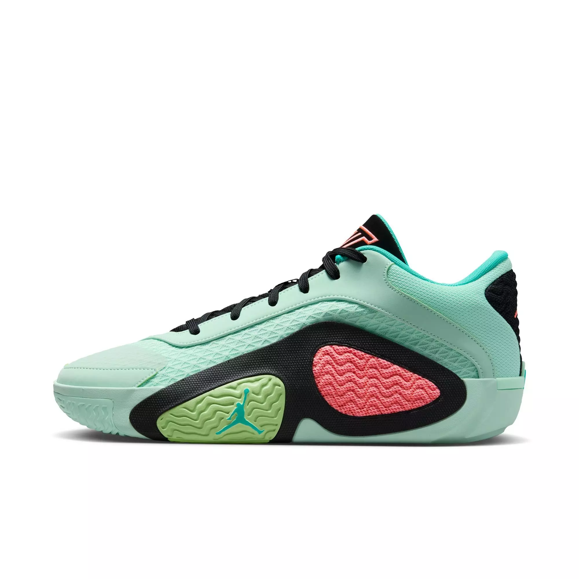 Jordan Tatum 2 "Vortex" Men's Basketball Shoe - MINT FOAM/LAVA GLOW/BLACK