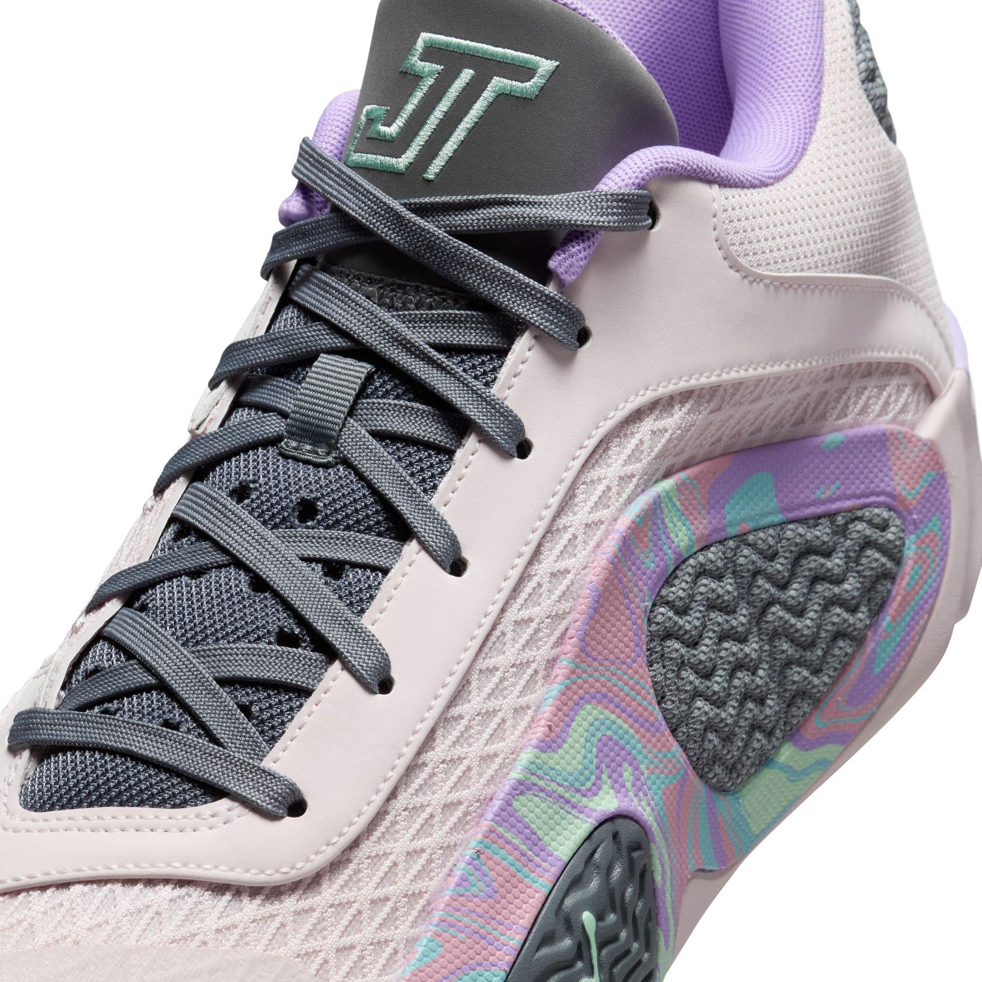 Jordan Tatum 2 "Sidewalk Chalk" Men's Basketball Shoe - SOFT PINK/MINT FOAM/SMOKE Thumbnail View 4