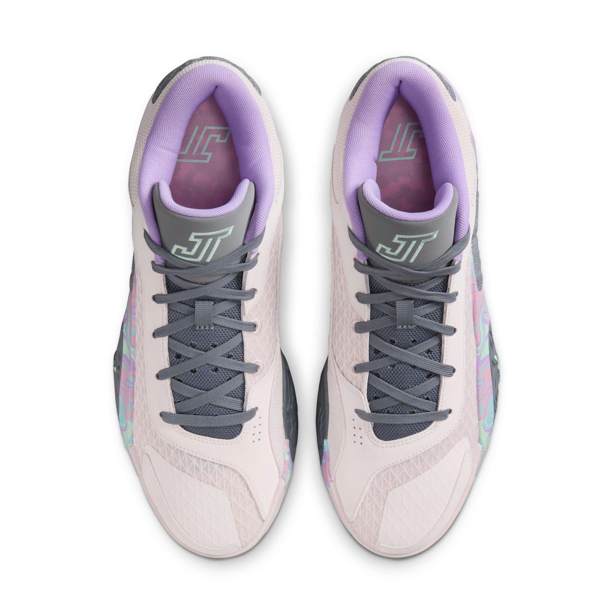 Jordan Tatum 2 "Sidewalk Chalk" Men's Basketball Shoe - SOFT PINK/MINT FOAM/SMOKE Thumbnail View 9