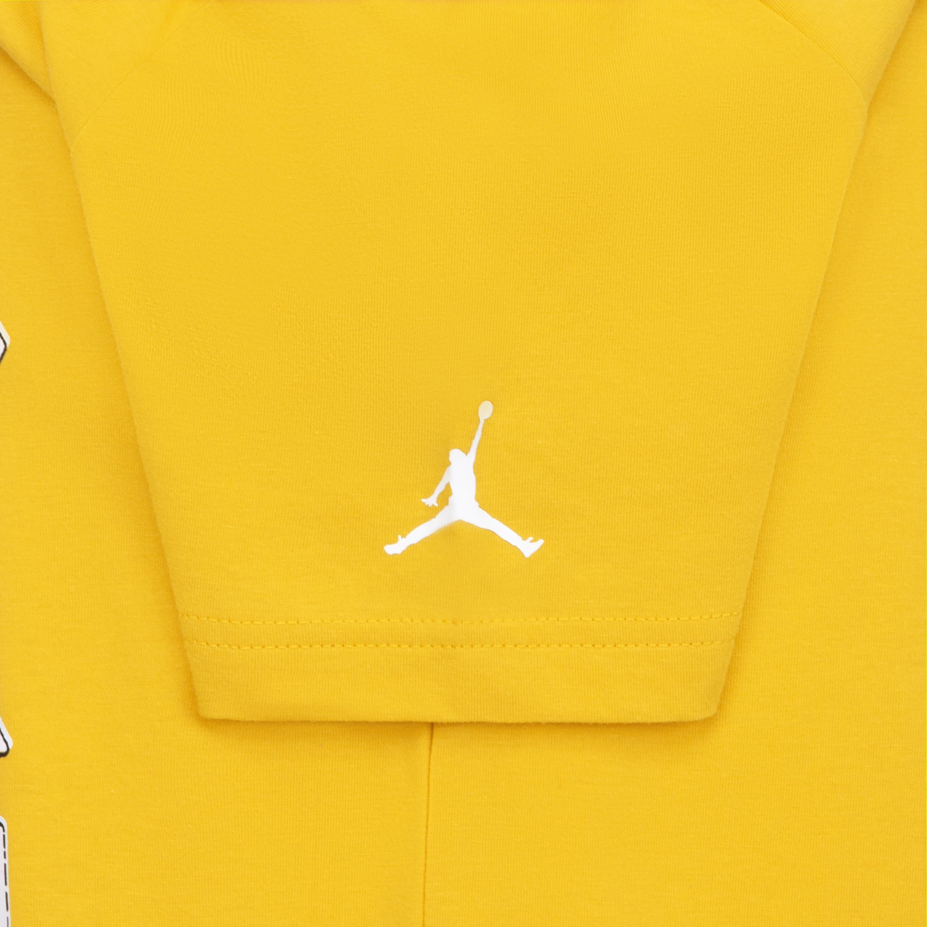Jordan Big Boys' Jumpman Stack Tee - Yellow - YELLOW Thumbnail View 4