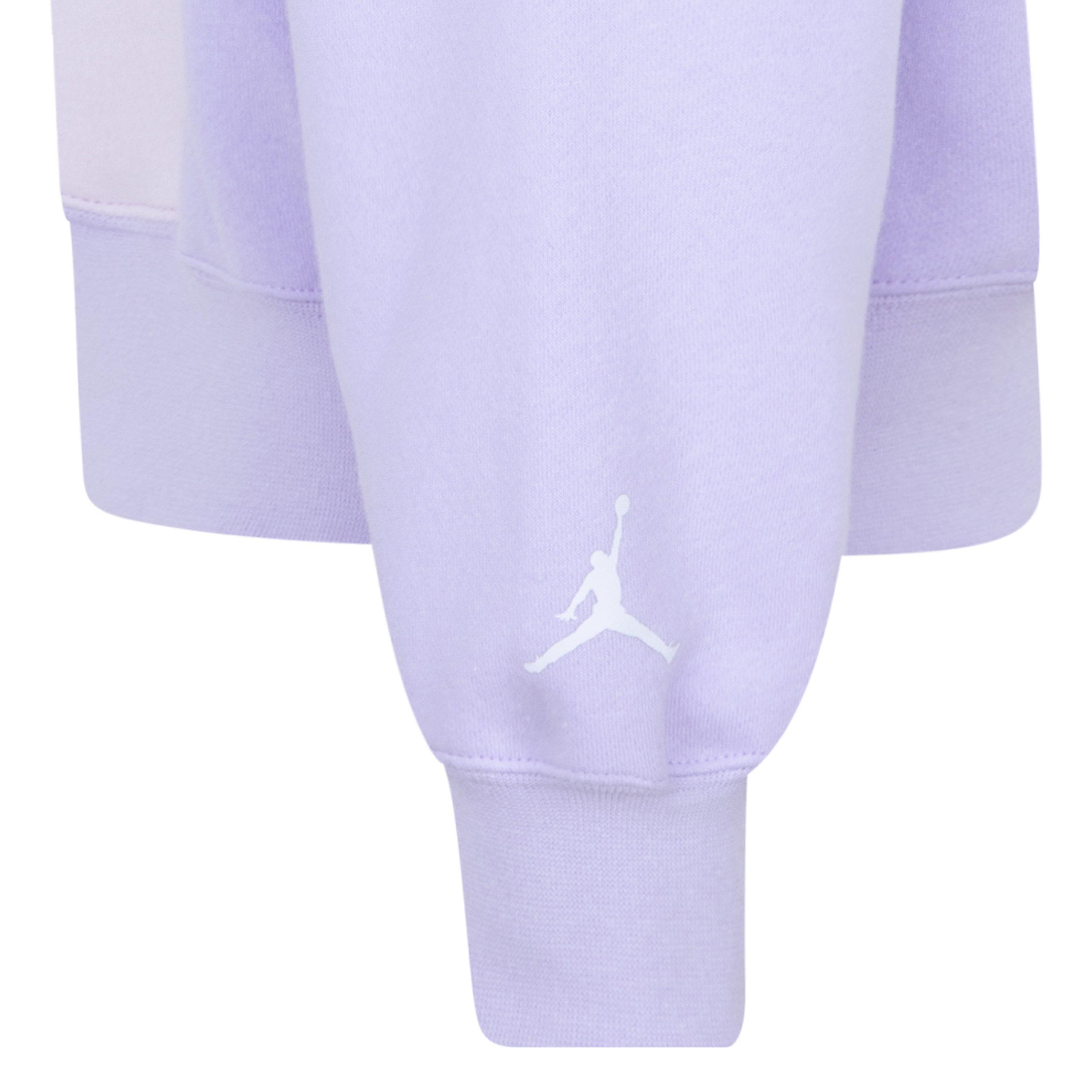 Jordan Fund Blocked Big Girls' Violet Hoodie