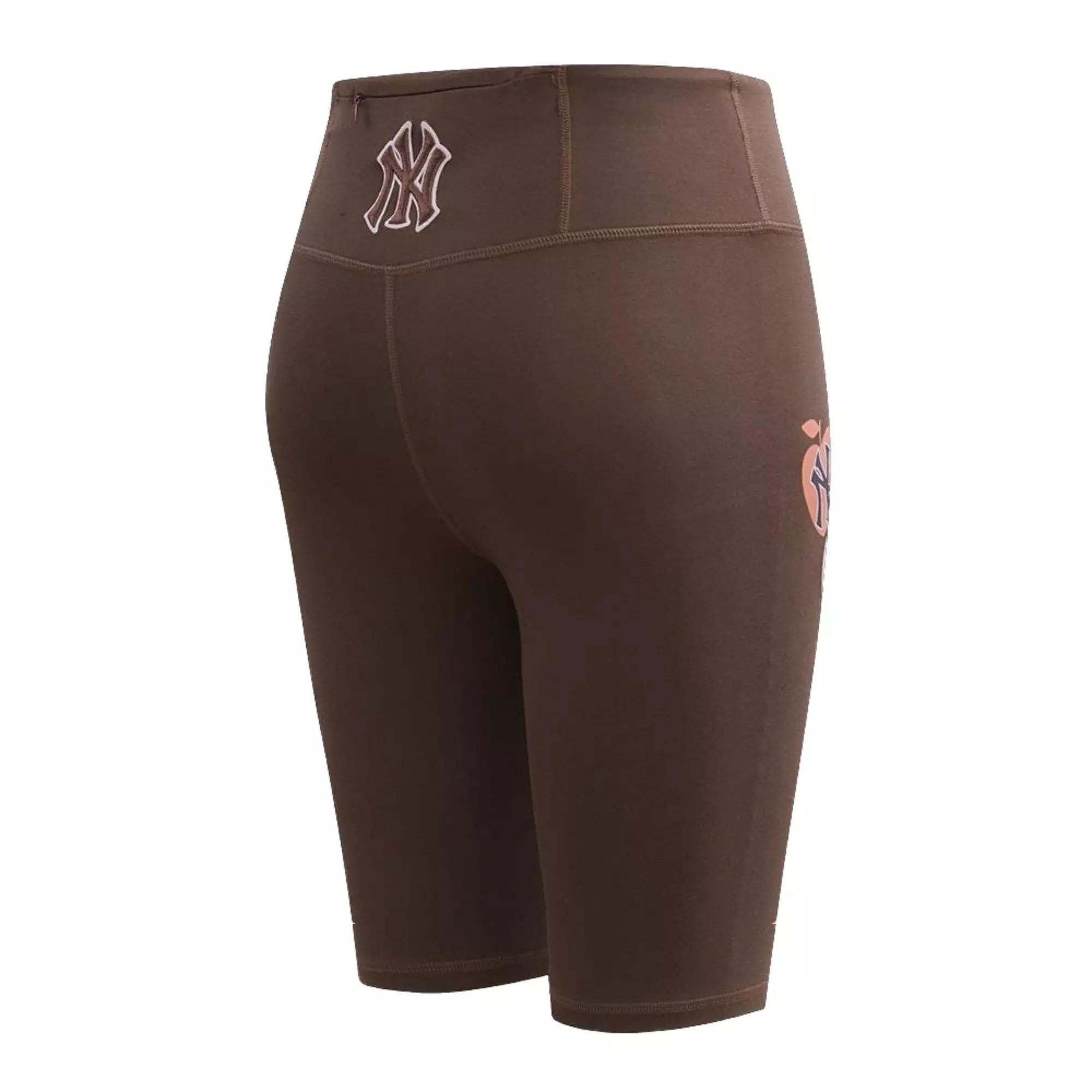 Pro Standard Women's New York Yankees MLB Graffiti Mix Shorts-Brown