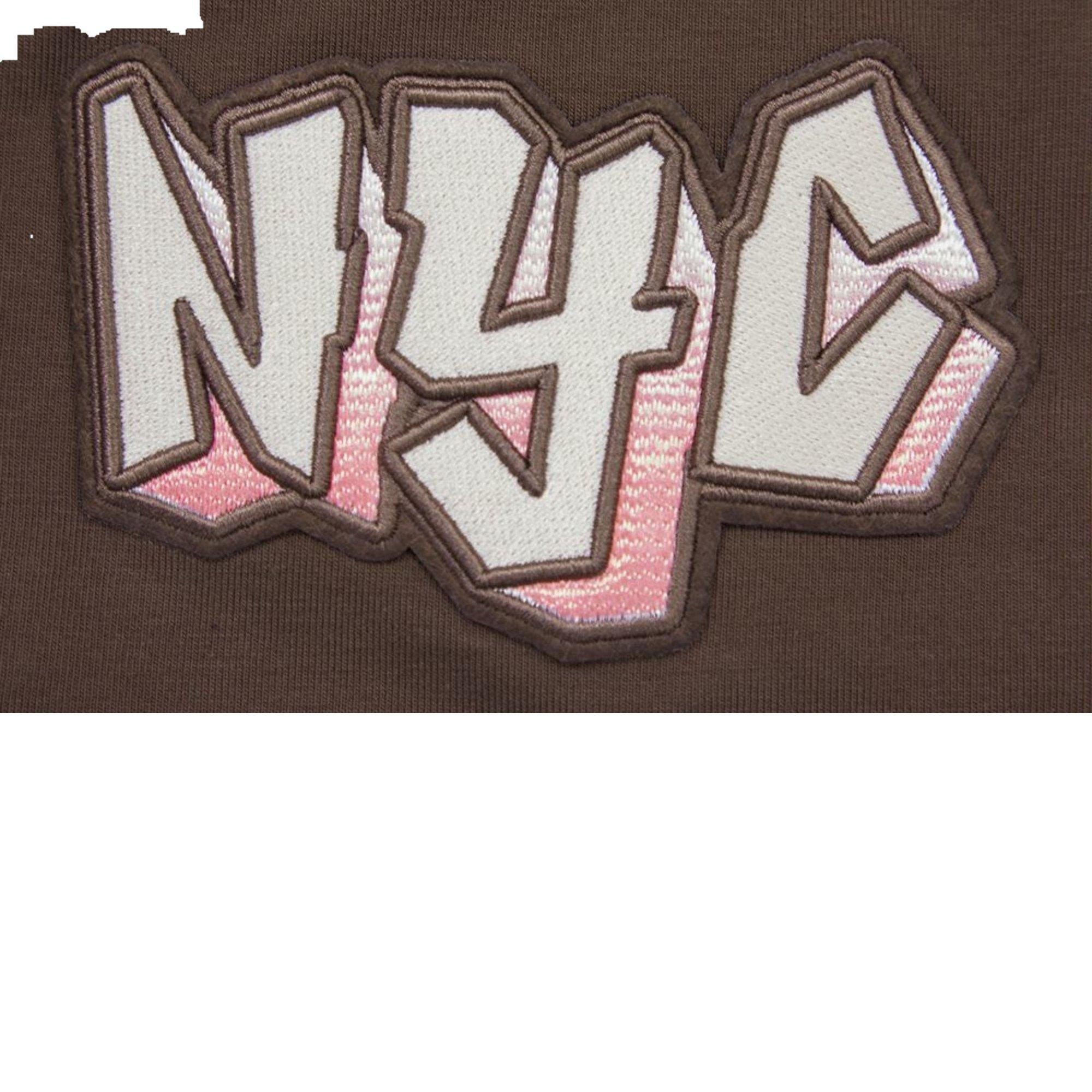 Pro Standard Women's New York Yankees MLB Graffiti Mix Shorts-Brown - BROWN Thumbnail View 5
