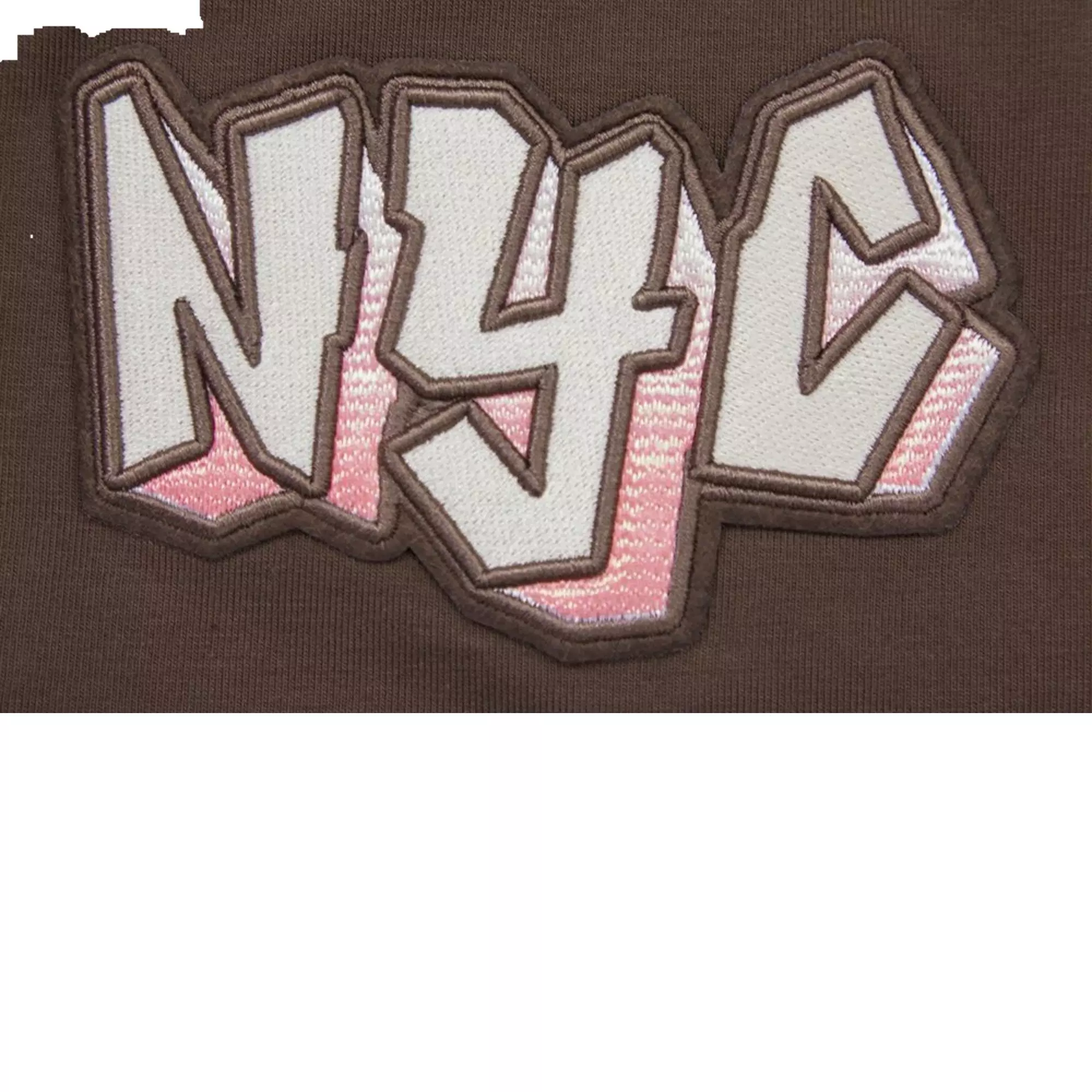 Pro Standard Women's New York Yankees MLB Graffiti Mix Shorts-Brown - BROWN