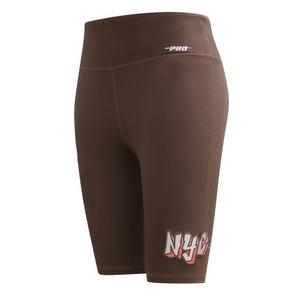 Pro Standard Women's New York Yankees MLB Graffiti Mix Shorts-Brown