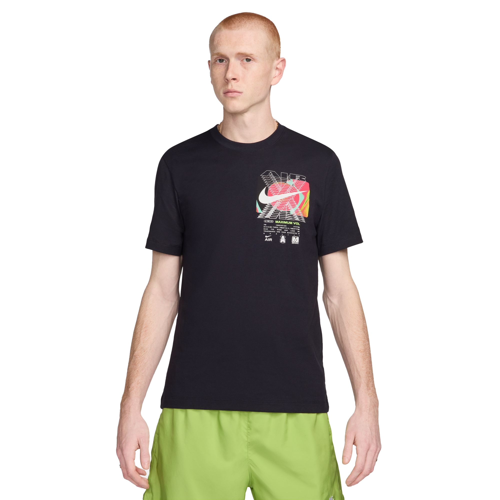 Nike Men's Sportswear Max Volume Graphic Tee - BLACK Thumbnail View 1