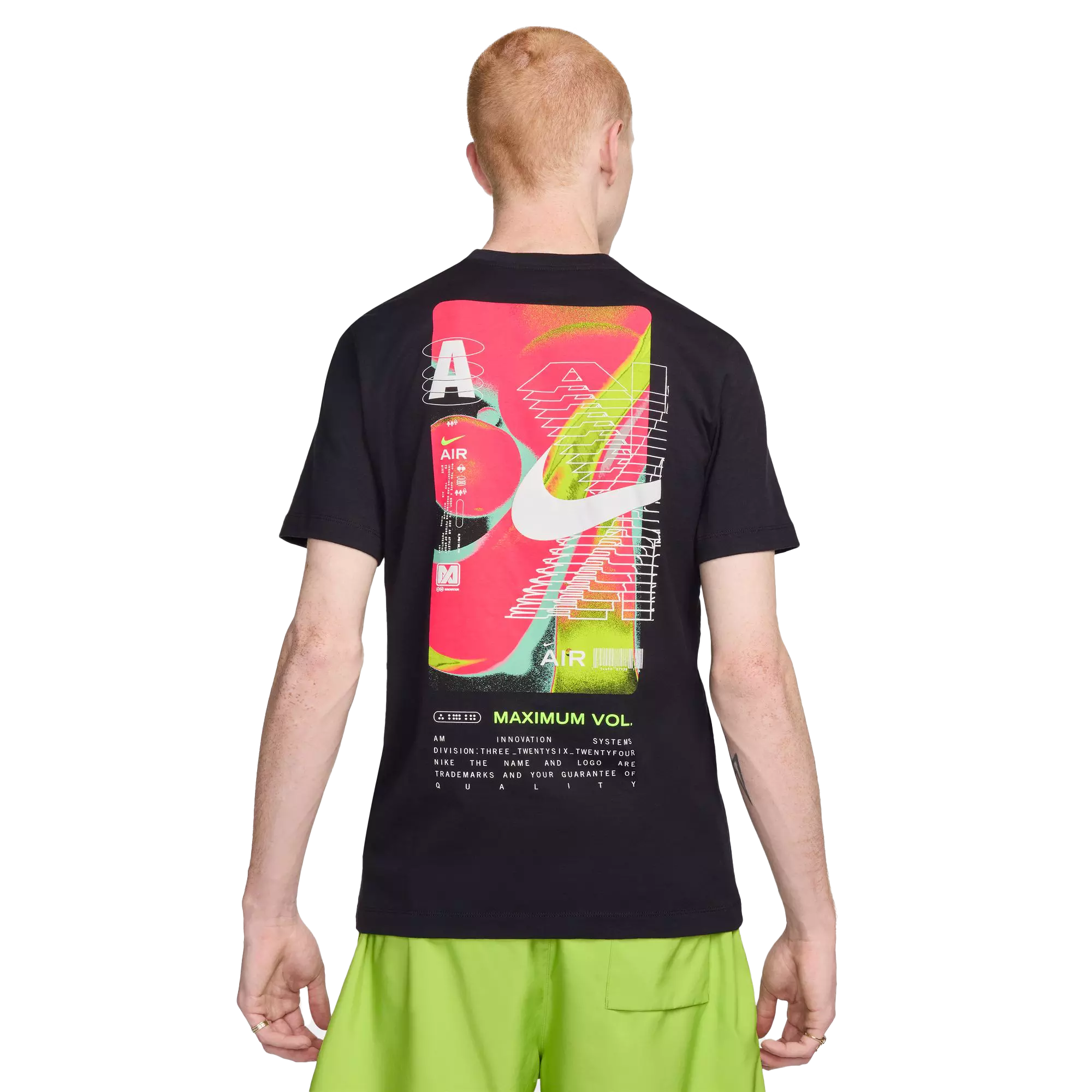 Nike Men's Sportswear Max Volume Graphic Tee - BLACK