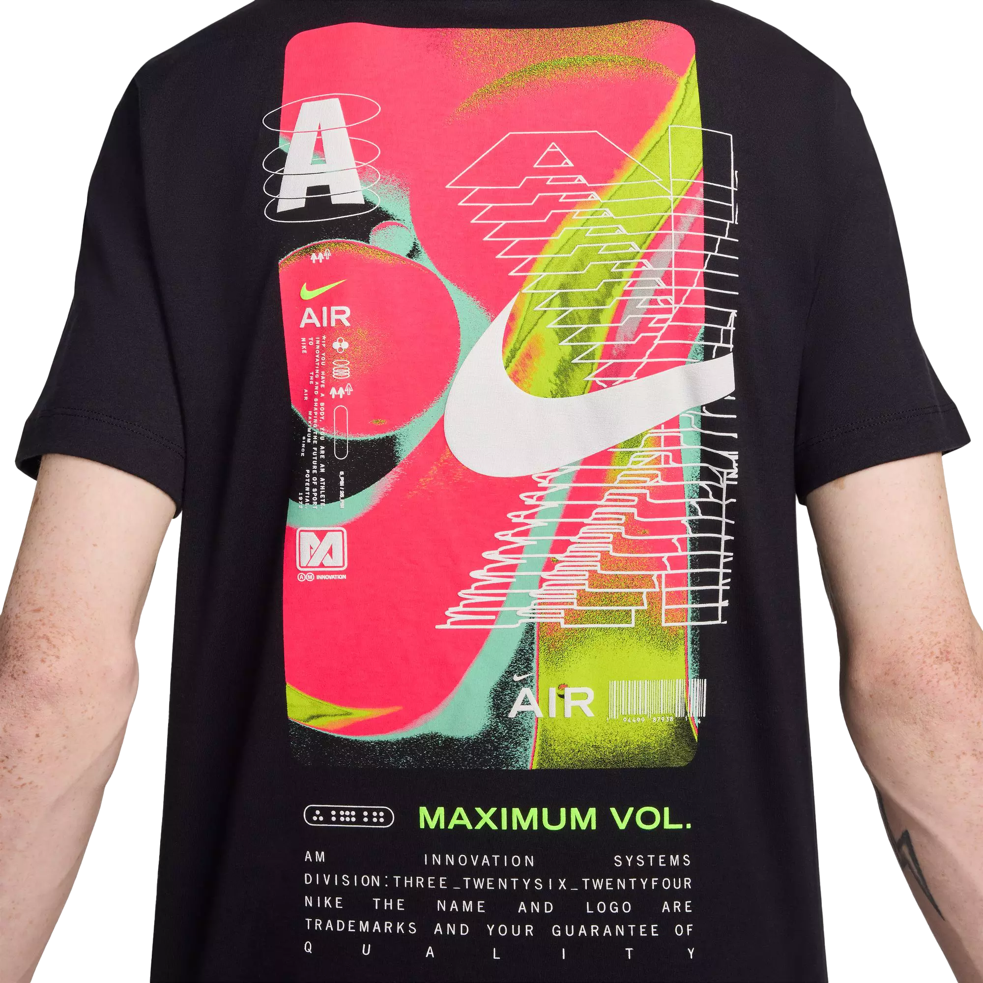 Nike Men's Sportswear Max Volume Graphic Tee - BLACK