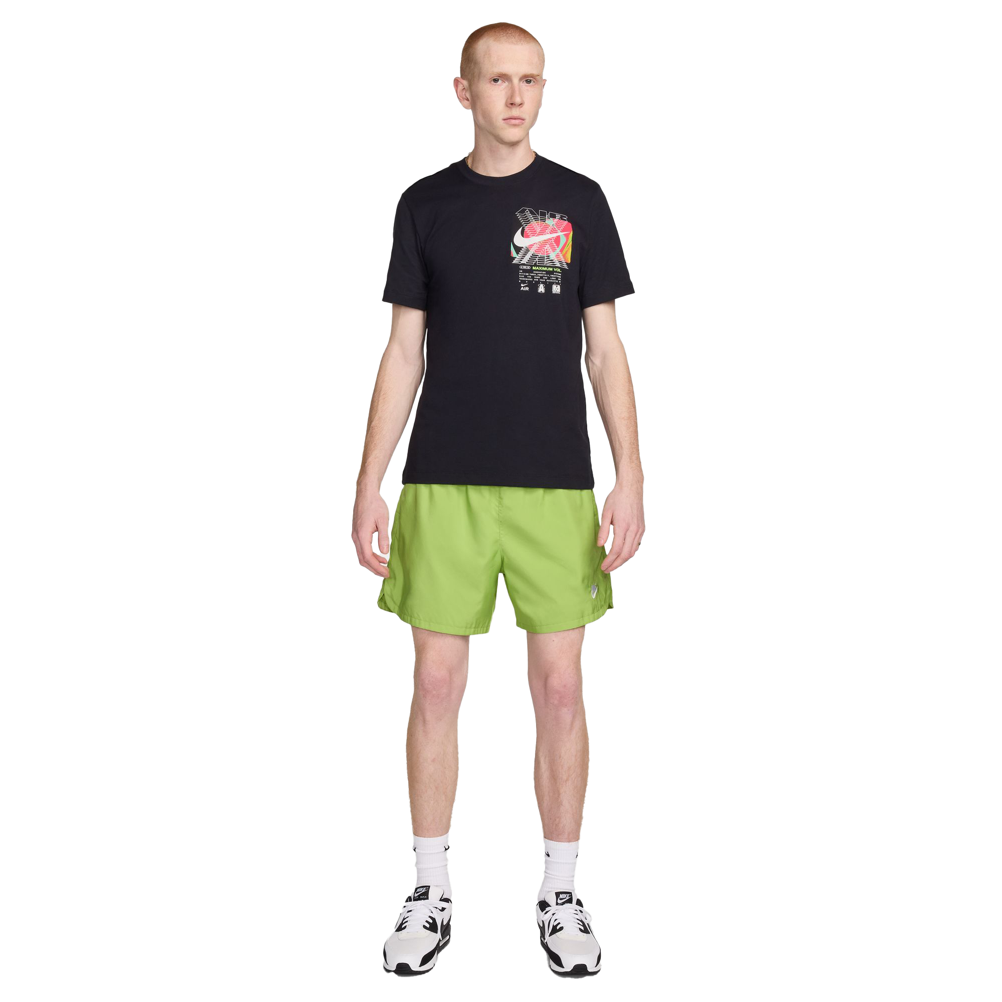 Nike Men's Sportswear Max Volume Graphic Tee - BLACK Thumbnail View 5