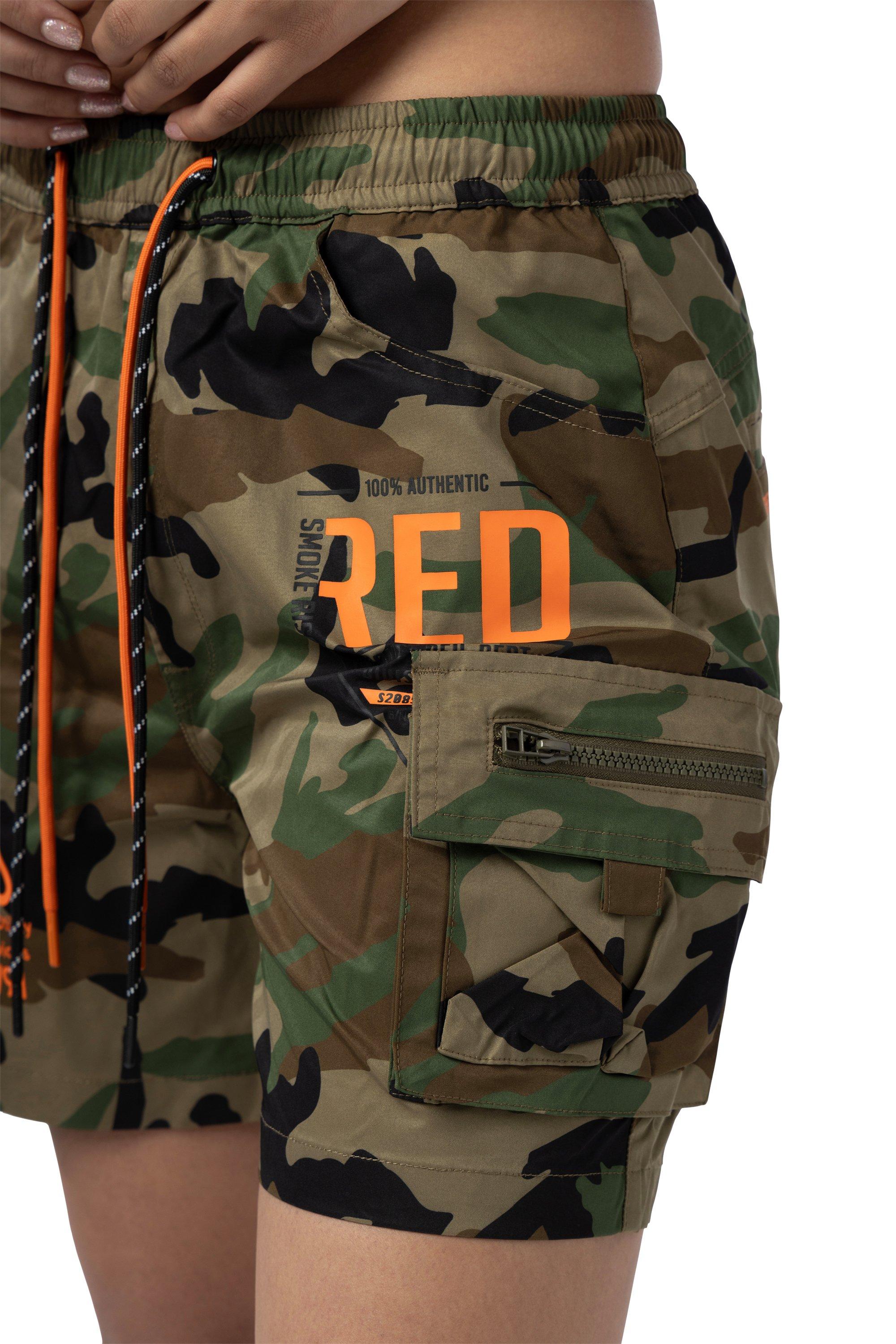 Smoke Rise Women's Woven Cargo Shorts - Camo - CAMOUFLAGE Thumbnail View 5