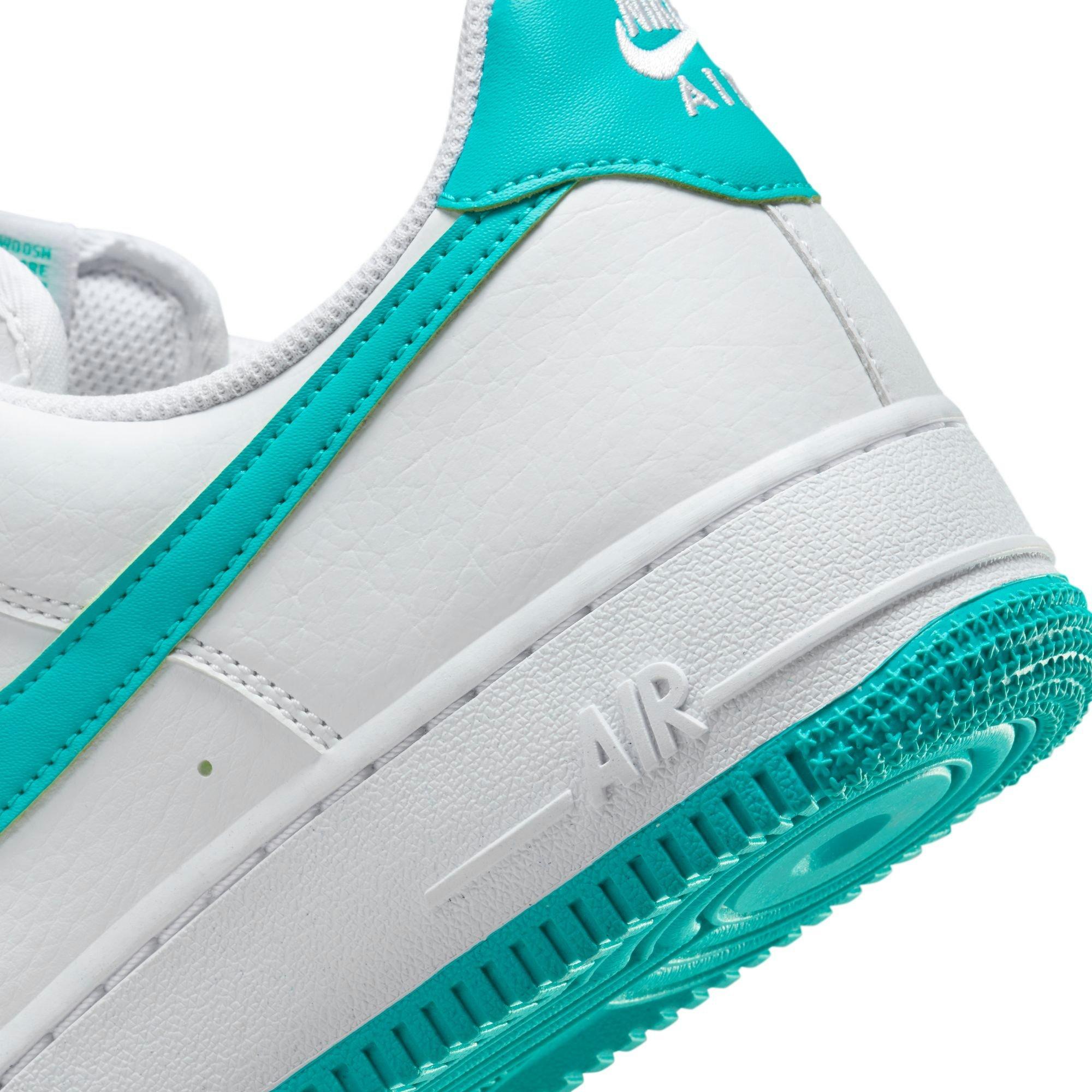 Nike Air Force 1 '07 Next Nature "White/Dusty Cactus/White/Volt" Women's Shoe - WHITE/TEAL Thumbnail View 11