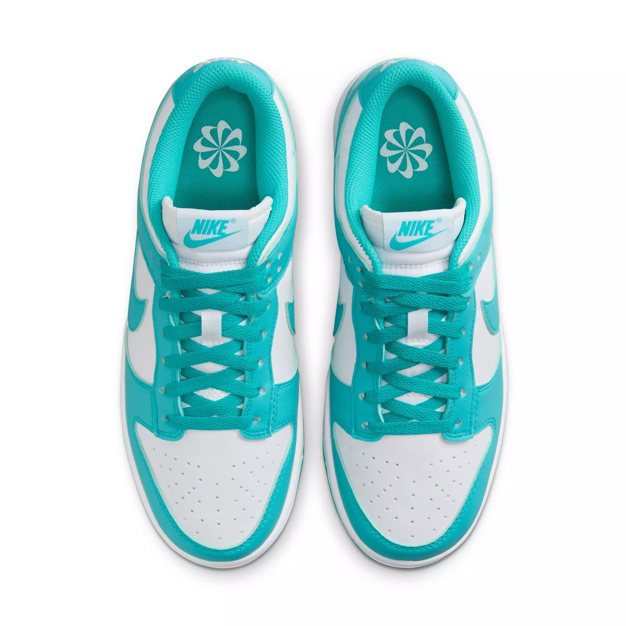 Nike Dunk Low "White/Dusty Cactus" Women's Shoe - WHITE/TEAL