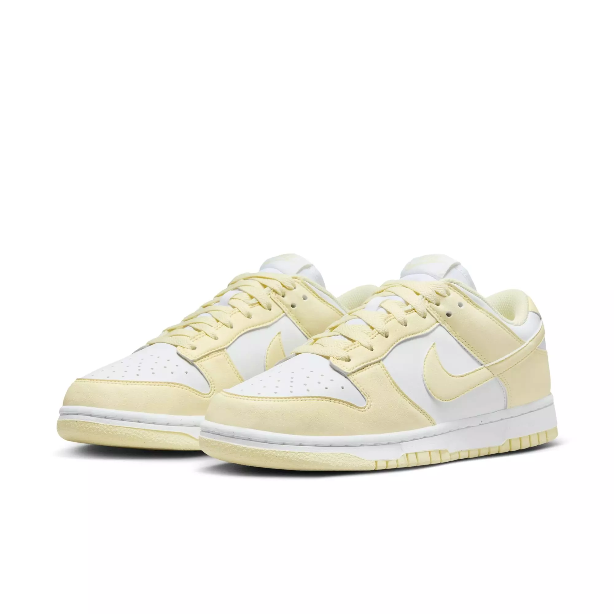 Nike Dunk Low "White/Alabaster" Women's Shoe - WHITE/YELLOW