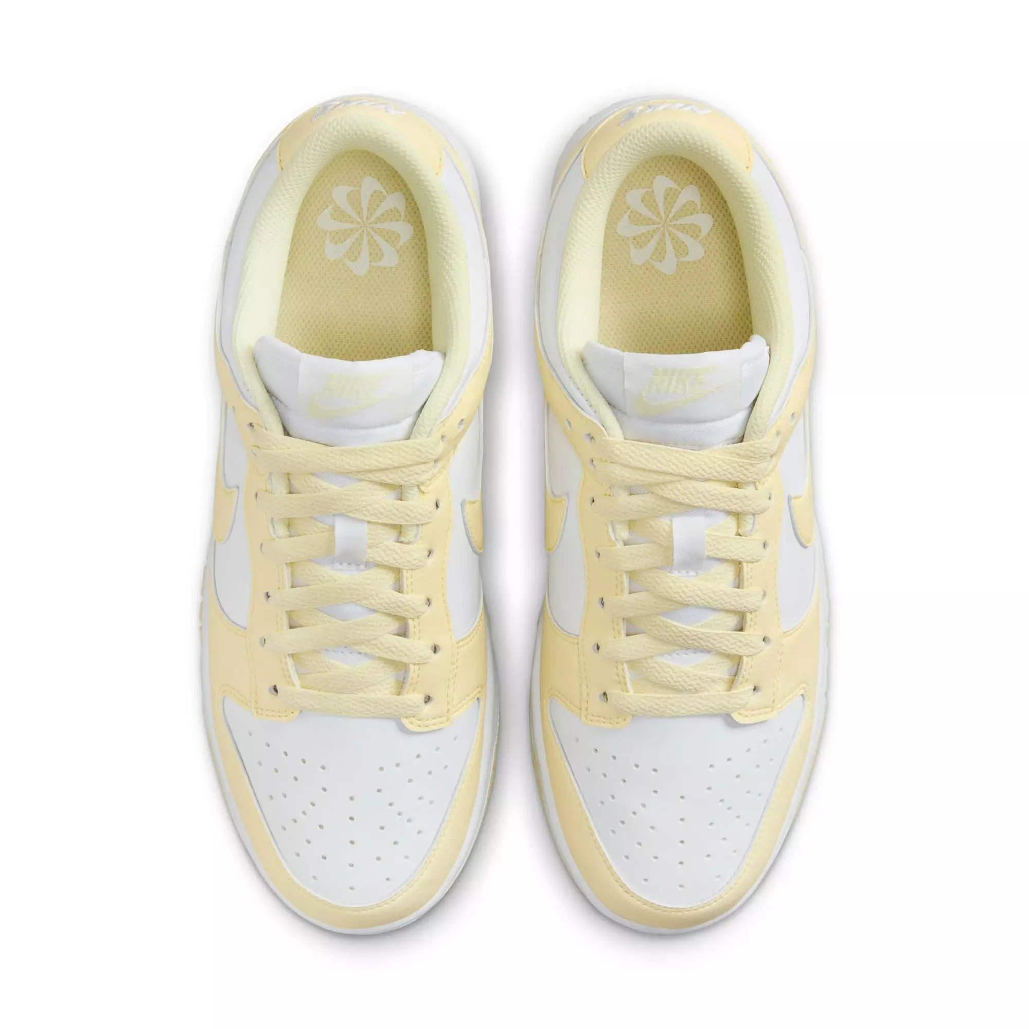 Nike Dunk Low "White/Alabaster" Women's Shoe - WHITE/YELLOW