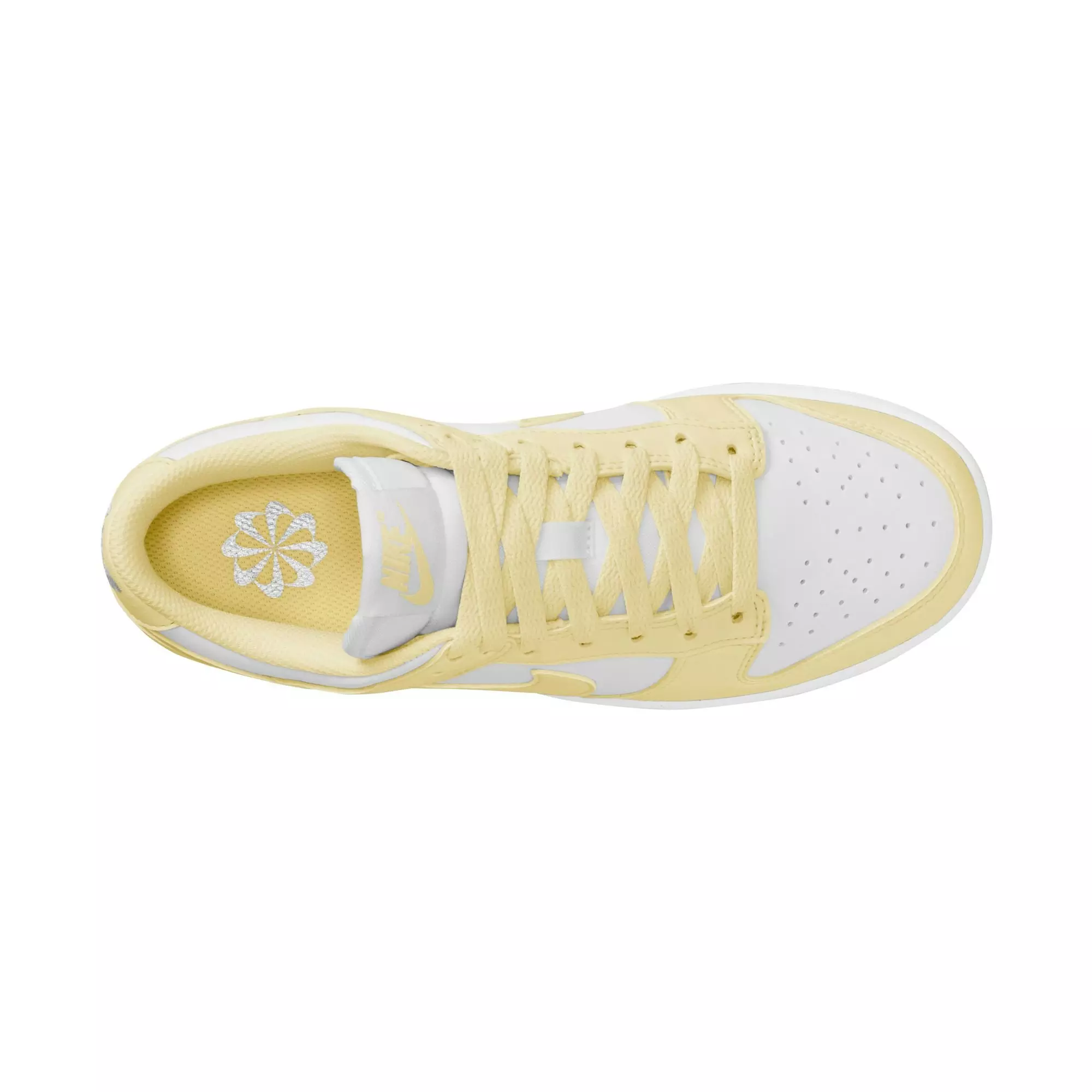 Nike Dunk Low "White/Alabaster" Women's Shoe - WHITE/YELLOW