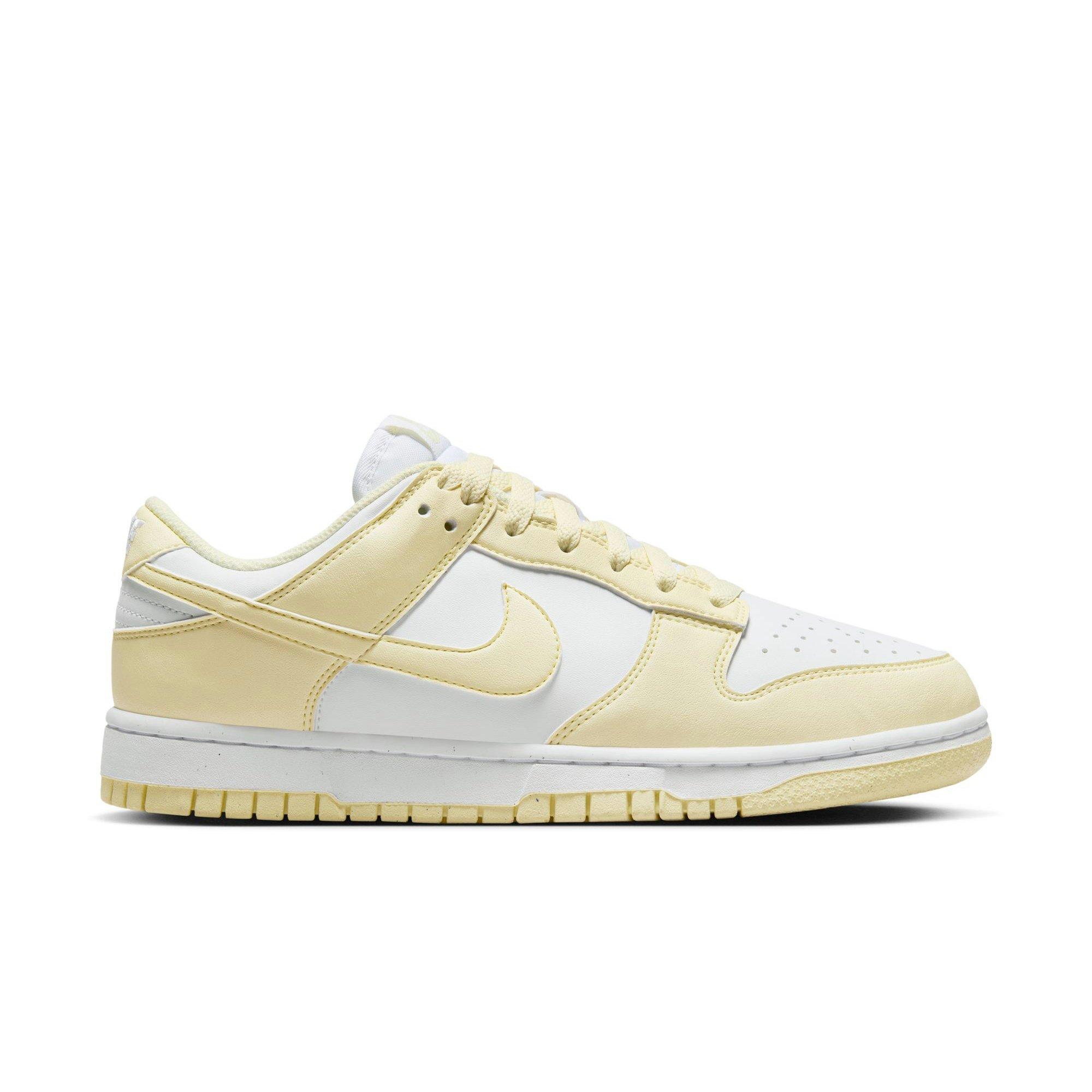 Nike Dunk Low "White/Alabaster" Women's Shoe - WHITE/YELLOW