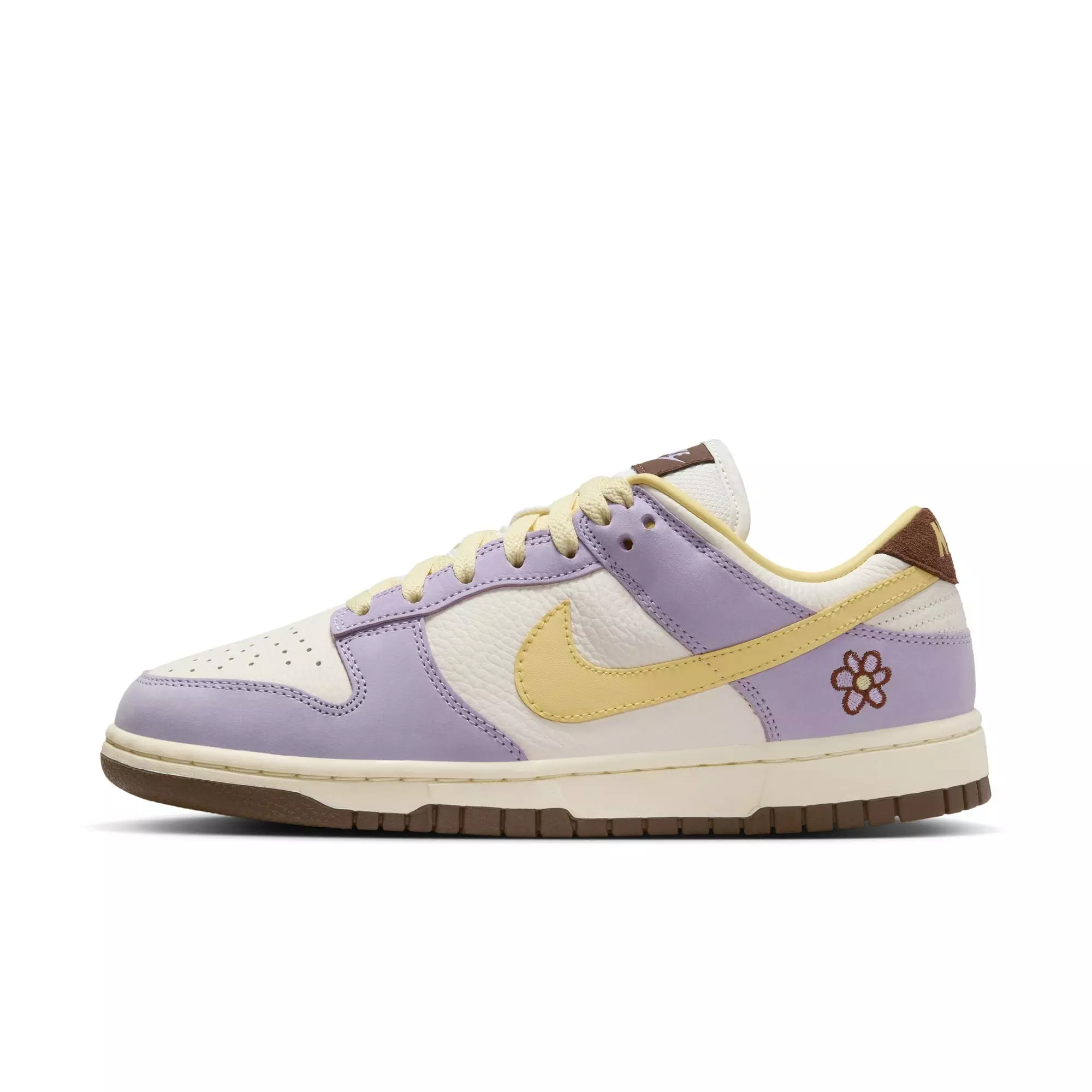 Nike Dunk Low Premium "Lilac Bloom/Soft Yellow/Sail" Women's Shoe - PURPLE