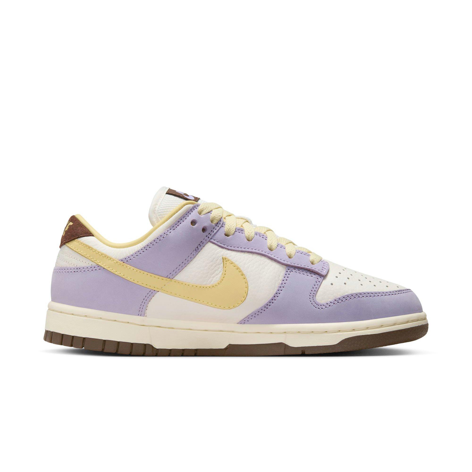 Nike Dunk Low Premium "Lilac Bloom/Soft Yellow/Sail" Women's Shoe - PURPLE Thumbnail View 2