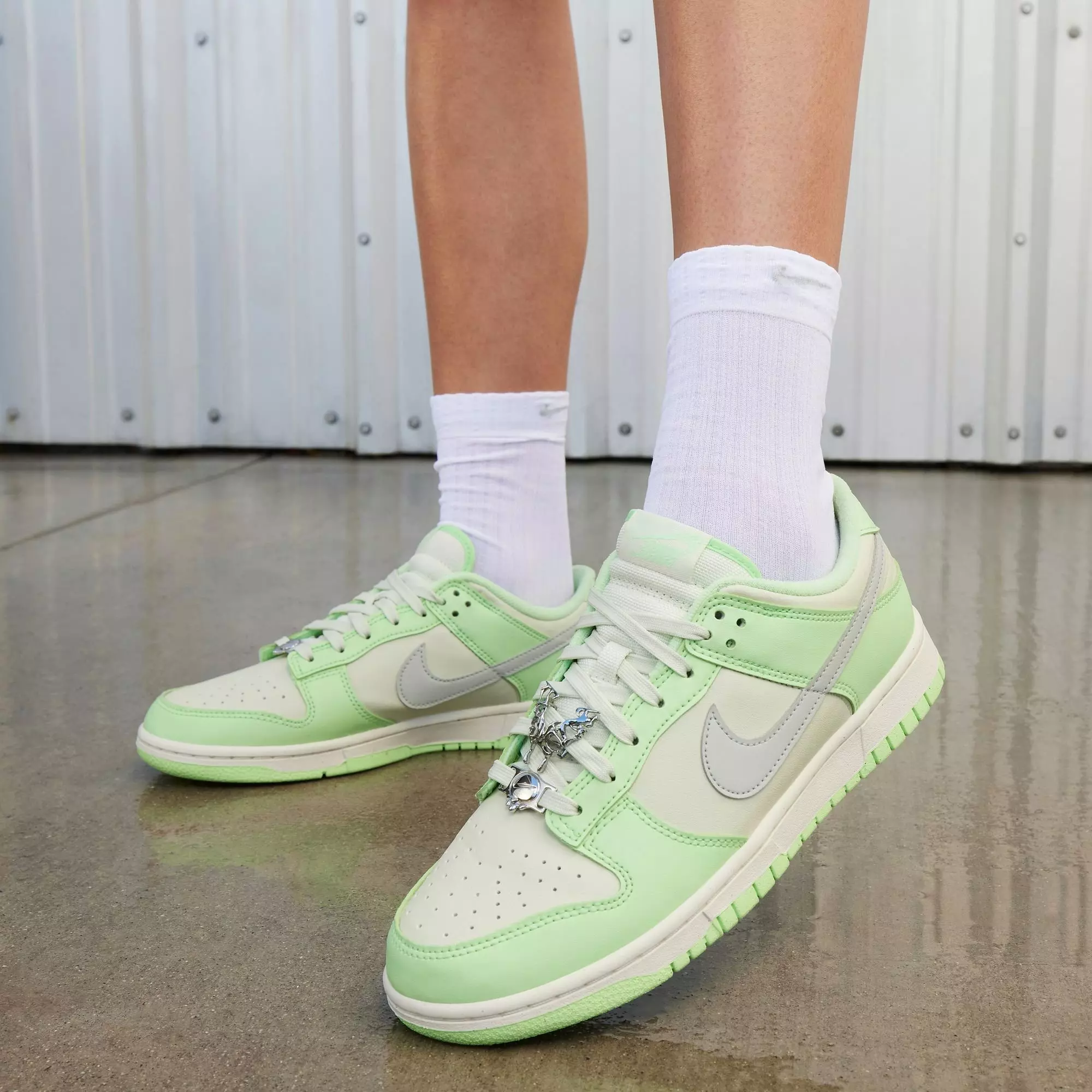 Nike Dunk Low Next Nature SE "Sea Glass" Women's Shoe - SEA GLASS/LIGHT SILVER/VAPOR GREEN