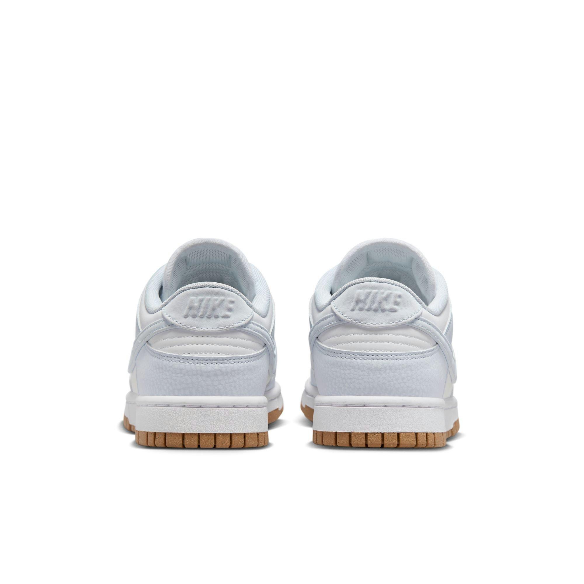 Nike Dunk Low Premium Next Nature "Football Grey" Women's Shoe - WHITE/FOOTBALL GREY/GUM LIGHT BROWN Thumbnail View 9