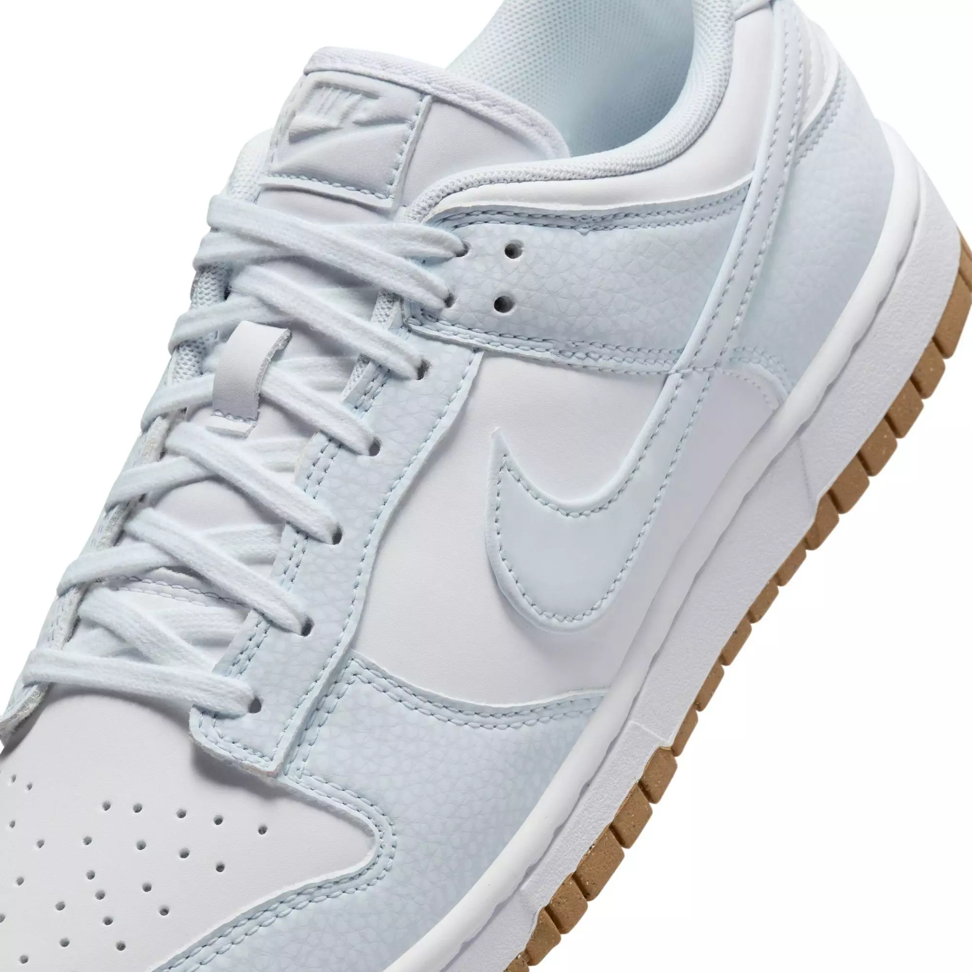 Nike Dunk Low Premium Next Nature "Football Grey" Women's Shoe - WHITE/FOOTBALL GREY/GUM LIGHT BROWN