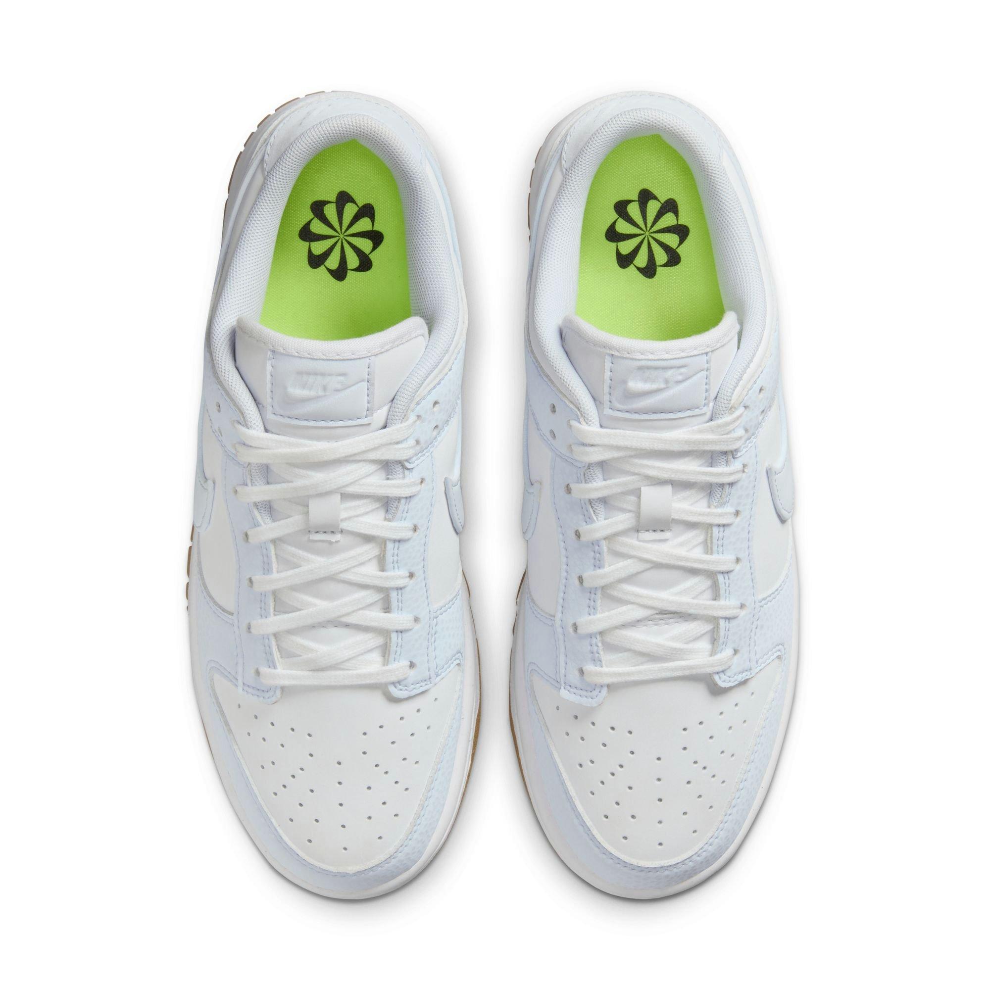 Nike Dunk Low Premium Next Nature "Football Grey" Women's Shoe - WHITE/FOOTBALL GREY/GUM LIGHT BROWN Thumbnail View 10