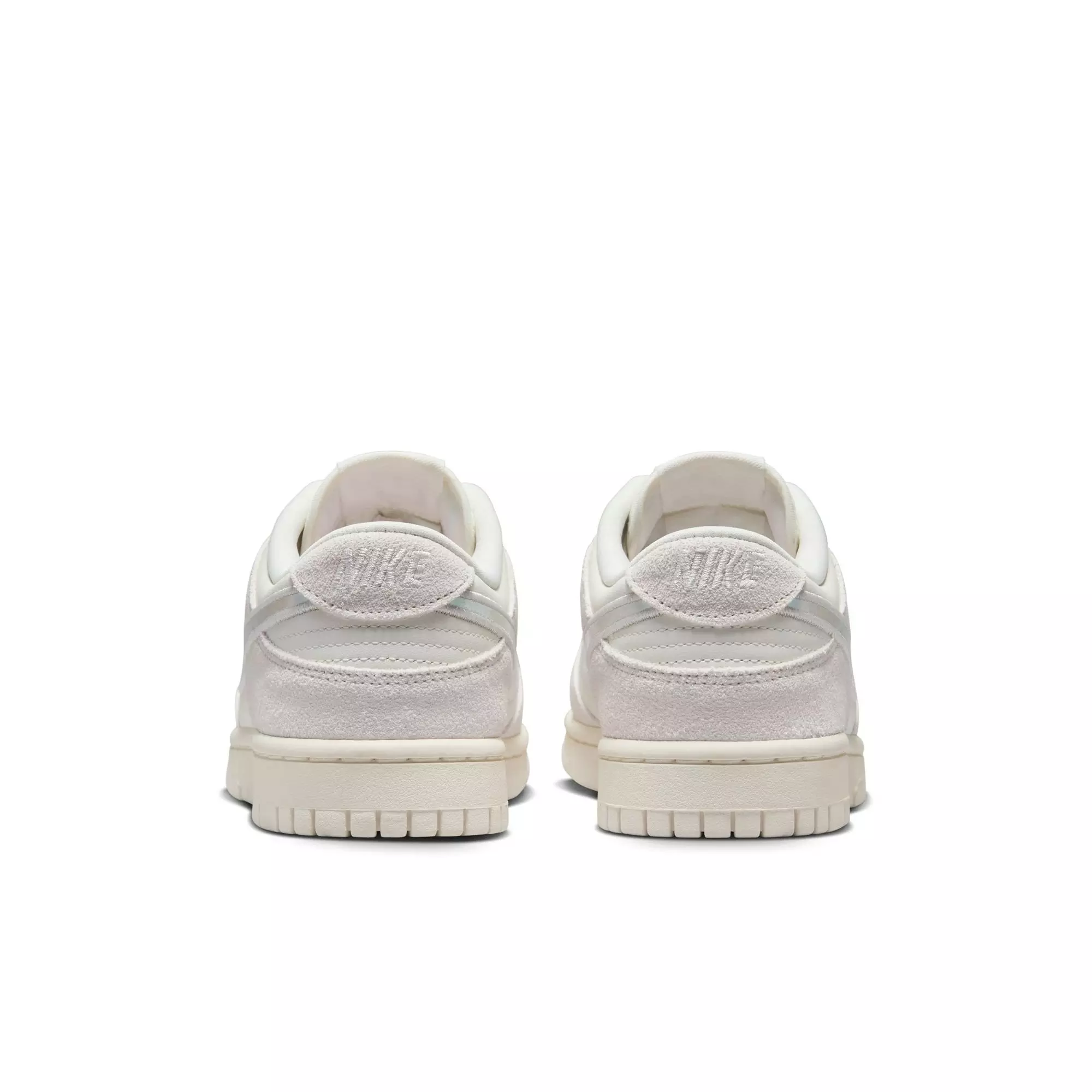 Nike Dunk Low "Iridescent Swoosh" Women's Shoe - SAIL/SIREN RED/HYPER PINK