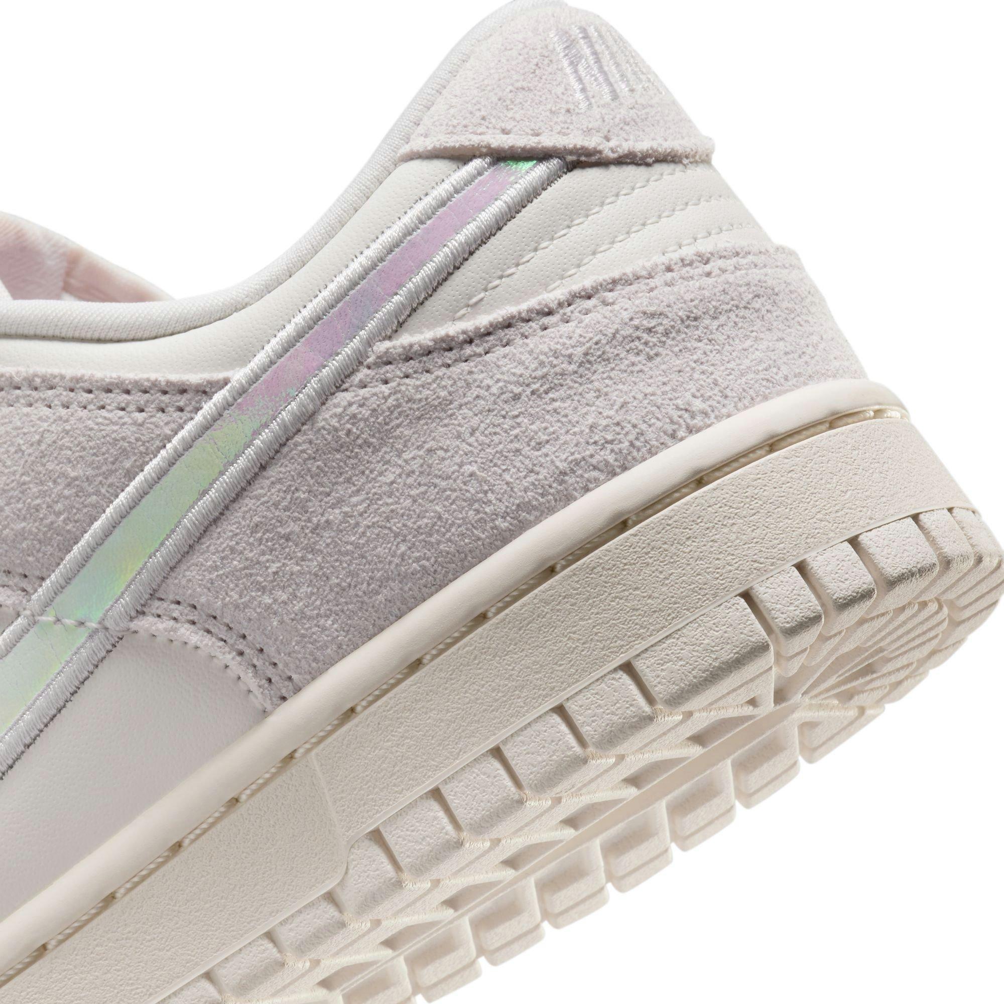 Nike Dunk Low "Iridescent Swoosh" Women's Shoe - SAIL/SIREN RED/HYPER PINK Thumbnail View 5
