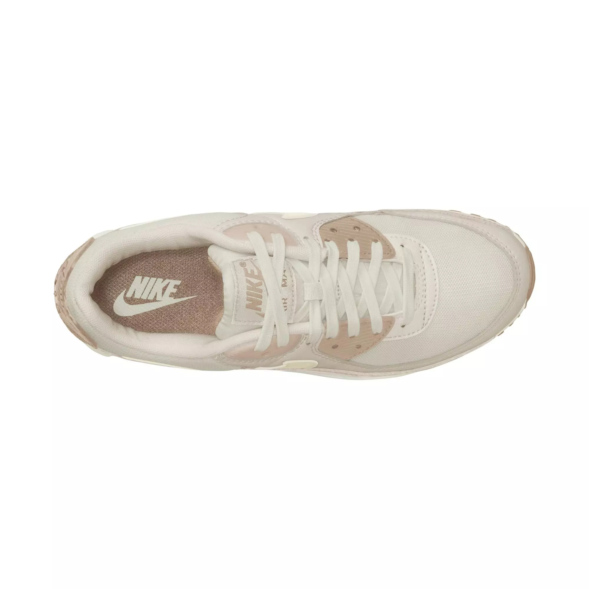 Nike Air Max 90 "Phantom/Sail/Sanddrift/Lt Orewood Brn" Women's Shoe - OFF-WHITE/KHAKI