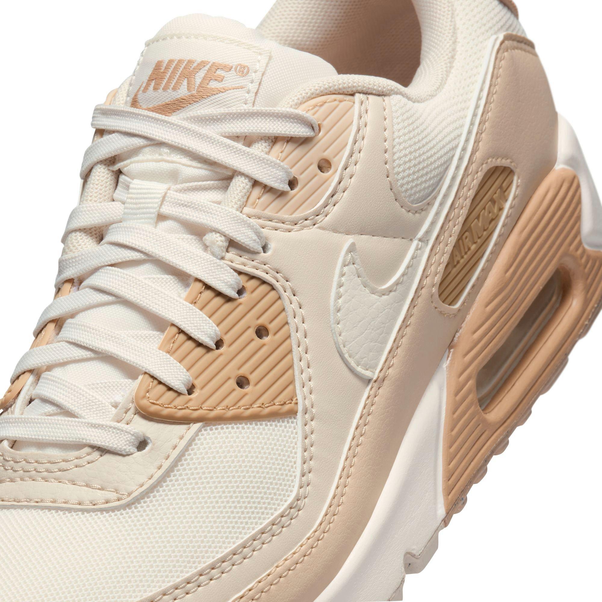 Nike Air Max 90 "Phantom/Sail/Sanddrift/Lt Orewood Brn" Women's Shoe - OFF-WHITE/KHAKI Thumbnail View 10