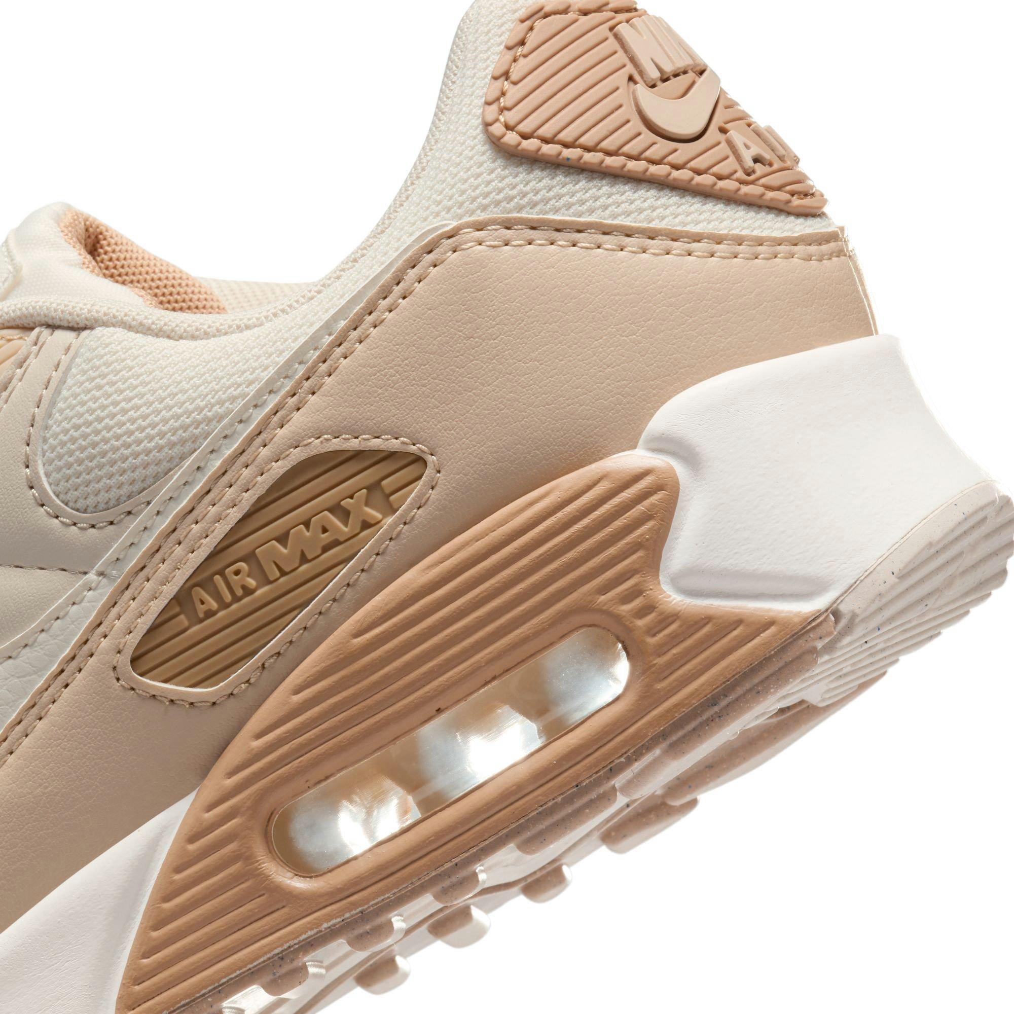 Nike Air Max 90 "Phantom/Sail/Sanddrift/Lt Orewood Brn" Women's Shoe - OFF-WHITE/KHAKI Thumbnail View 11