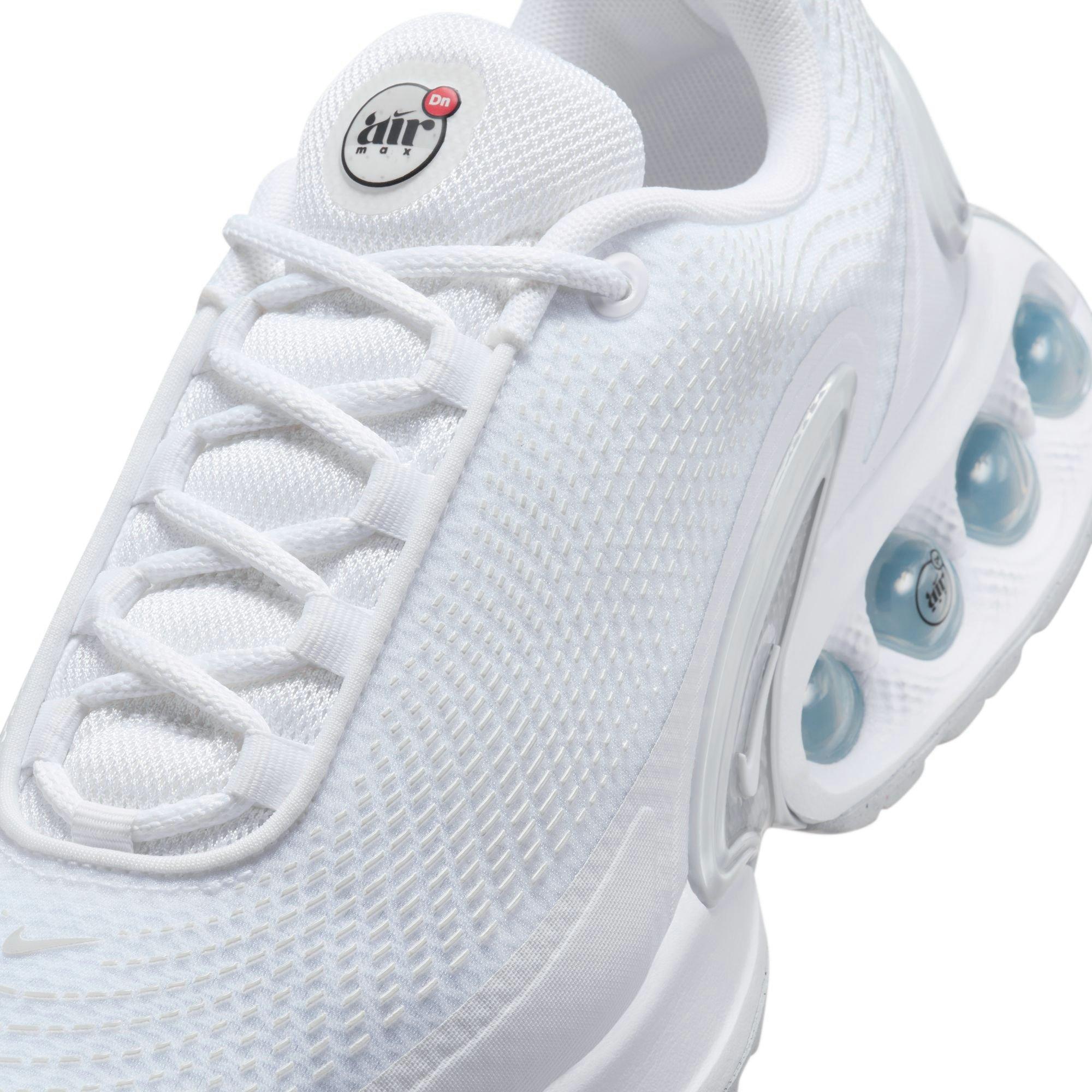 Nike Air Max Dn "White" Women's Shoe - WHITE/METALLIC SILVER Thumbnail View 4