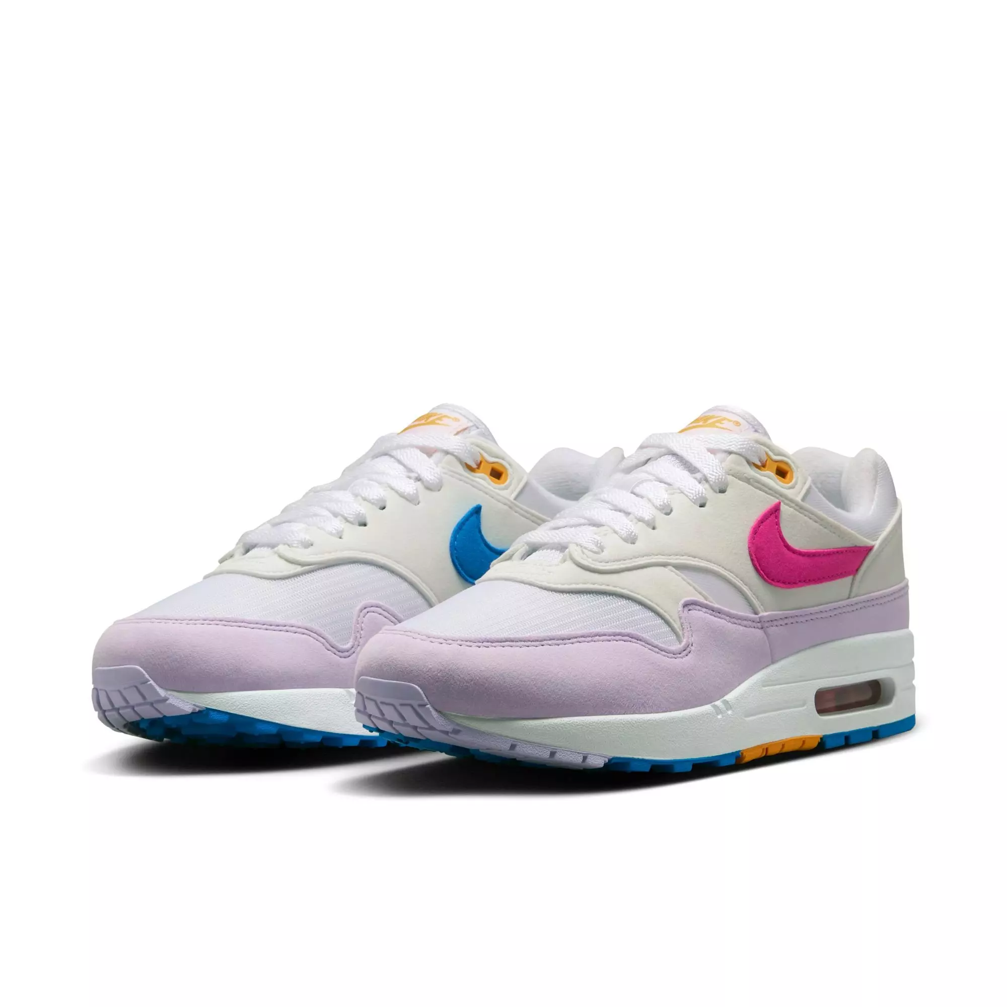 Nike Air Max 1 '87 "White/Alchemy Pink/Photo Blue/Sundial" Women's Shoe - WHITE/MULTI