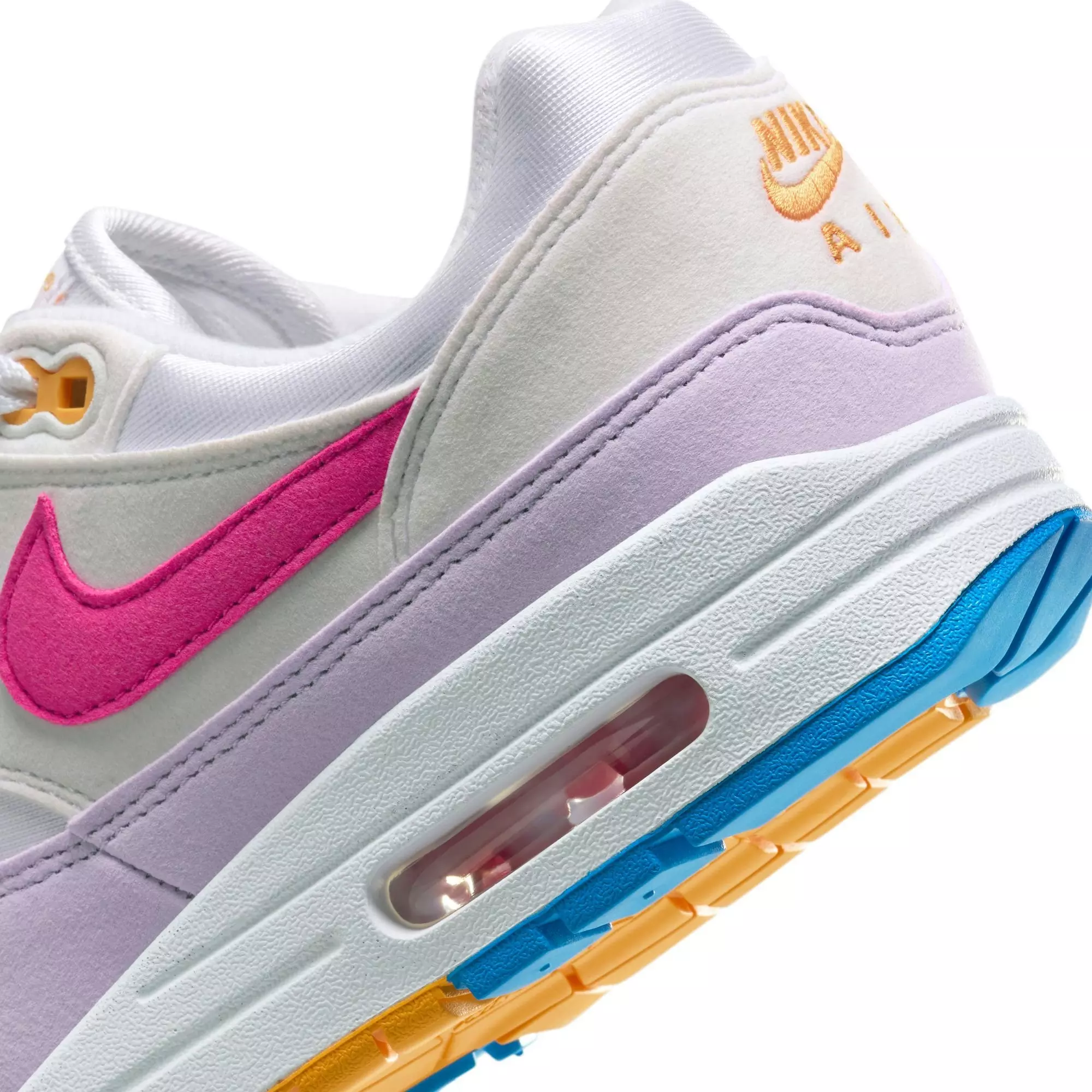 Nike Air Max 1 '87 "White/Alchemy Pink/Photo Blue/Sundial" Women's Shoe - WHITE/MULTI