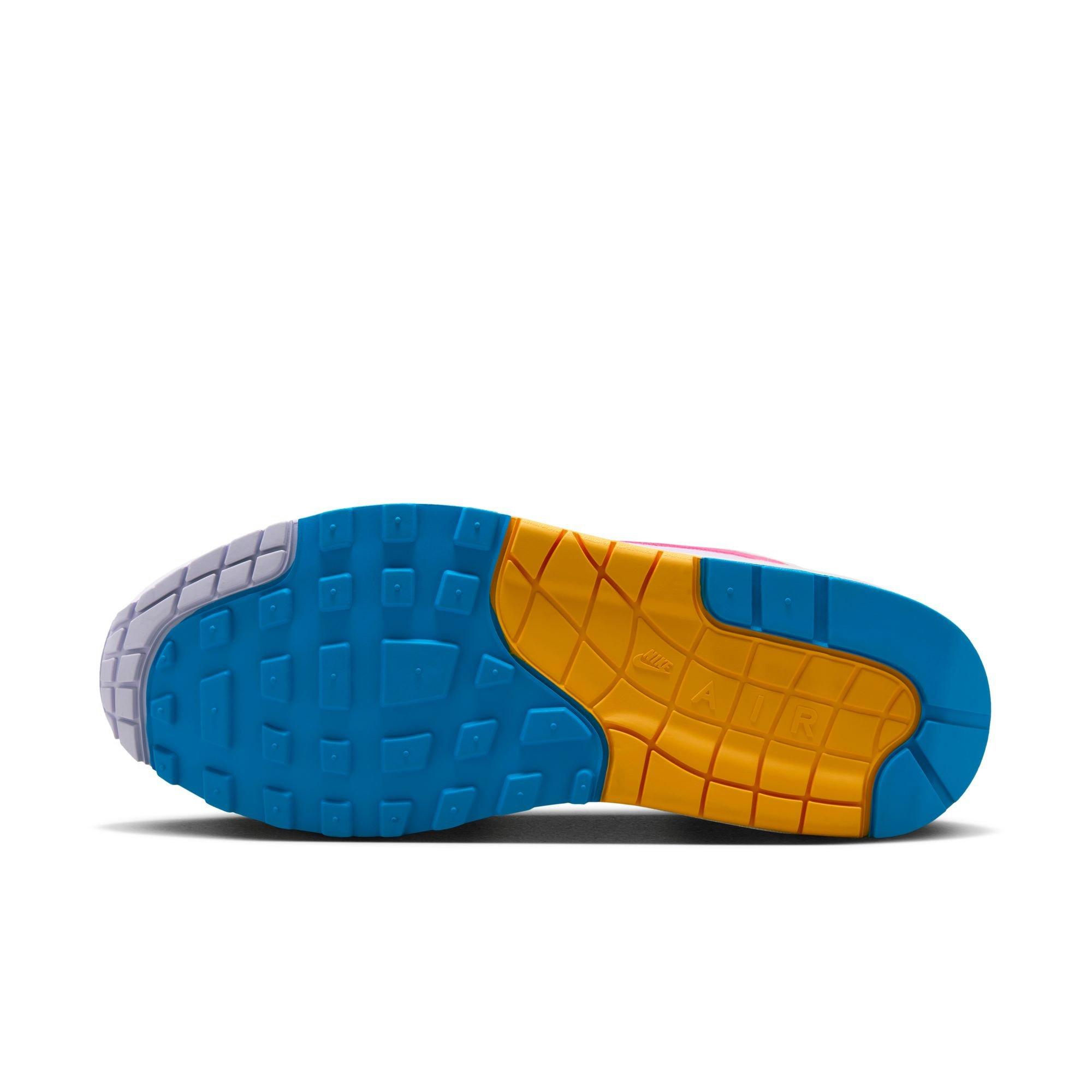 Nike Air Max 1 '87 "White/Alchemy Pink/Photo Blue/Sundial" Women's Shoe - WHITE/MULTI Thumbnail View 9