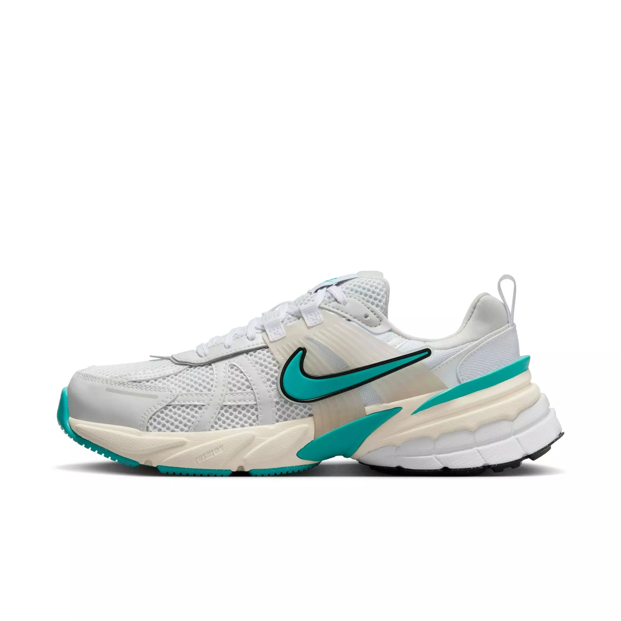 Nike V2K Run "White/Dusty Cactus/Coconut Milk" Women's Shoe - WHITE/TEAL
