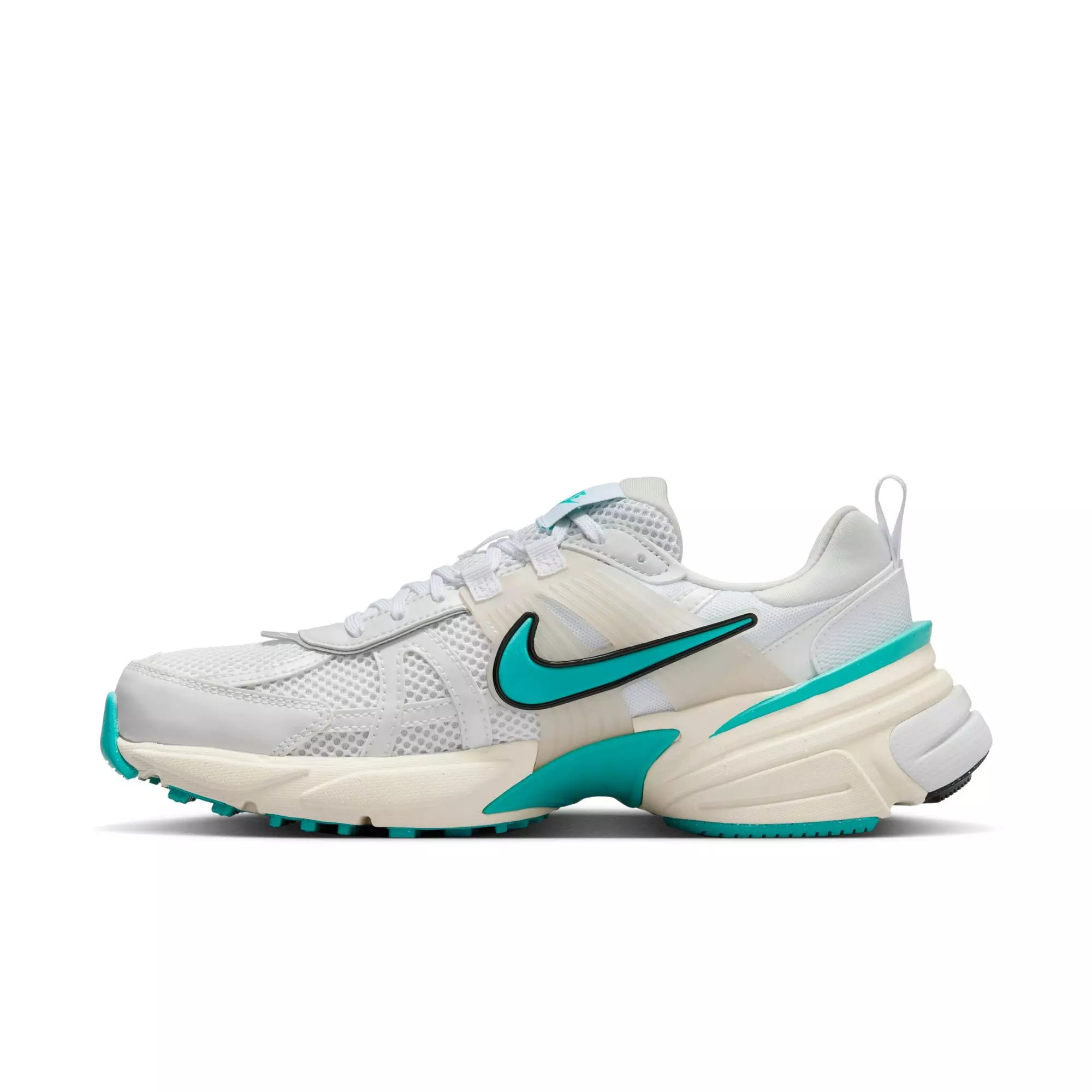 Nike V2K Run "White/Dusty Cactus/Coconut Milk" Women's Shoe - WHITE/TEAL