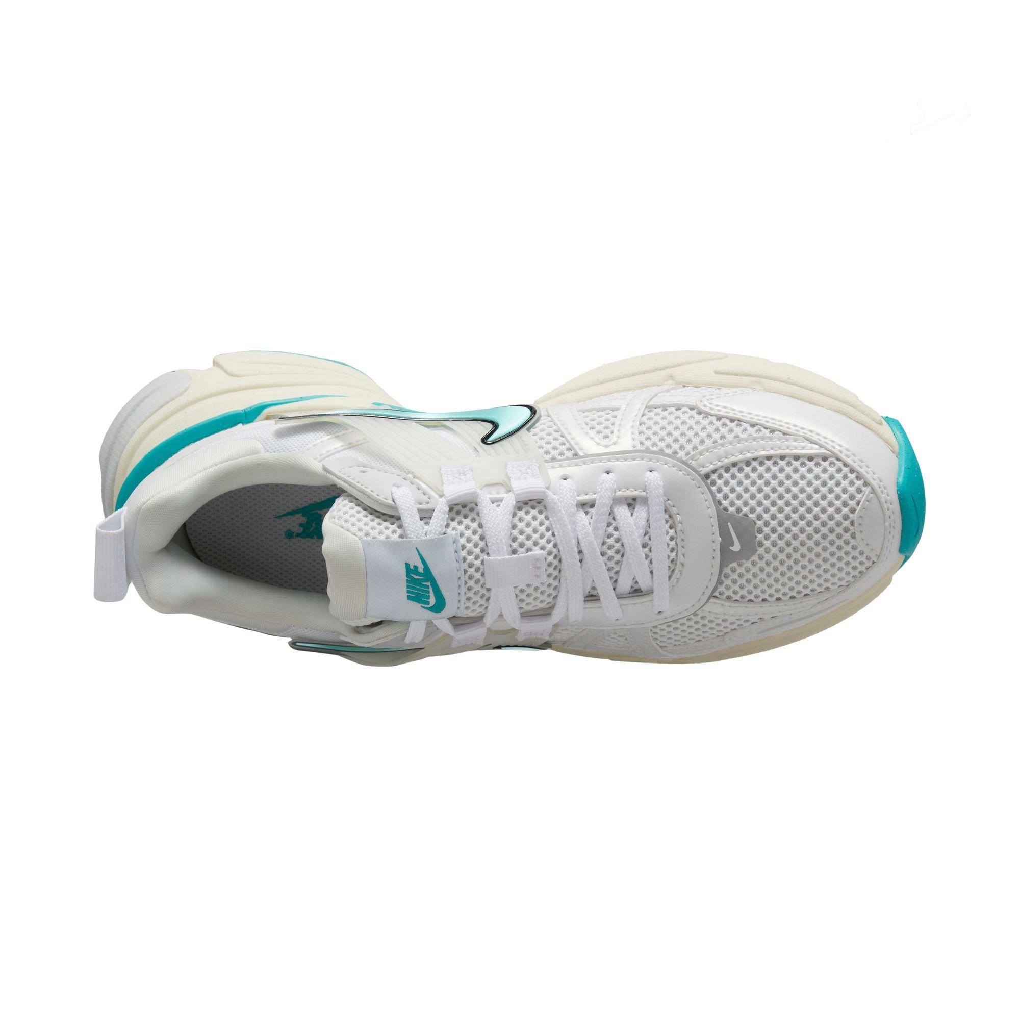 Nike V2K Run "White/Dusty Cactus/Coconut Milk" Women's Shoe - WHITE/TEAL Thumbnail View 8