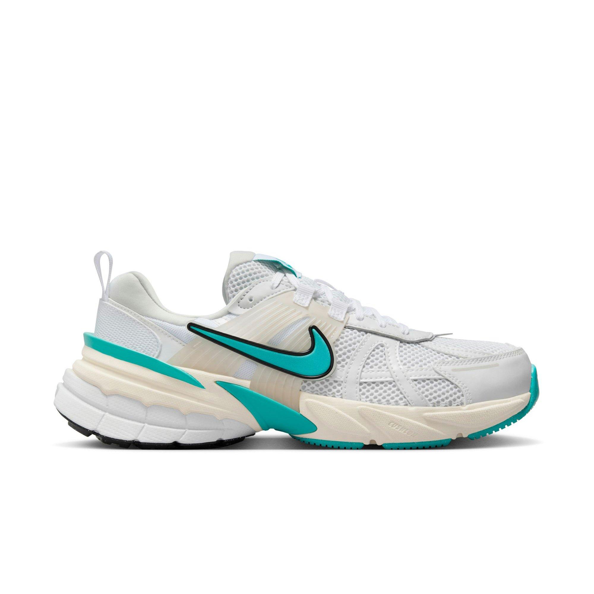 Nike V2K Run "White/Dusty Cactus/Coconut Milk" Women's Shoe - WHITE/TEAL Thumbnail View 1
