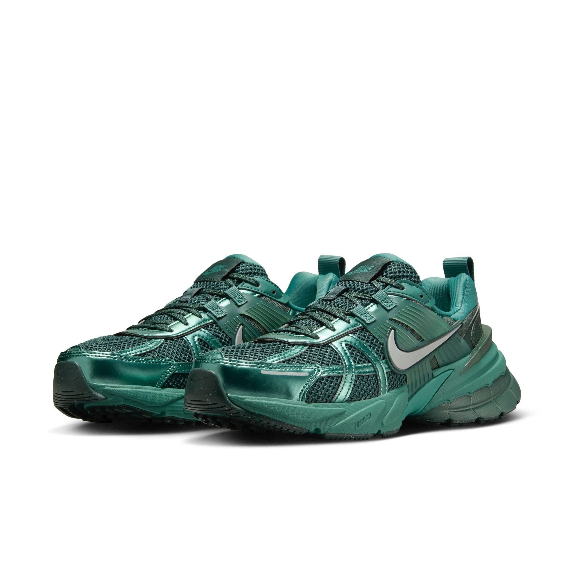Nike V2K Run "Bicoastal/Metallic Silver/Vintage Green" Women's Shoe - GREEN/SILVER Thumbnail View 5