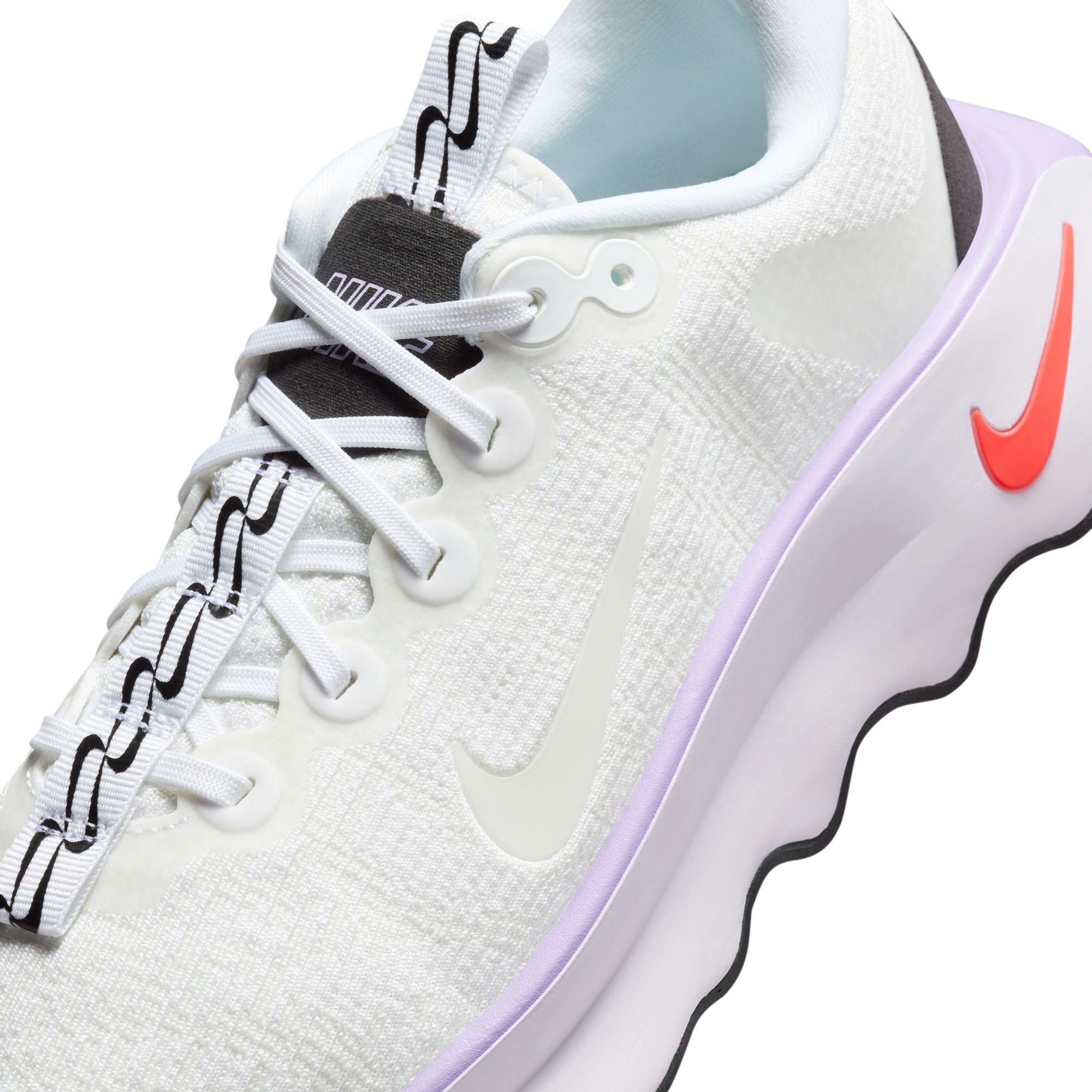 Nike Motiva "White/Lilac Bloom/Barely Grape" Women's Walking Shoe - WHITE/PURPLE Thumbnail View 10