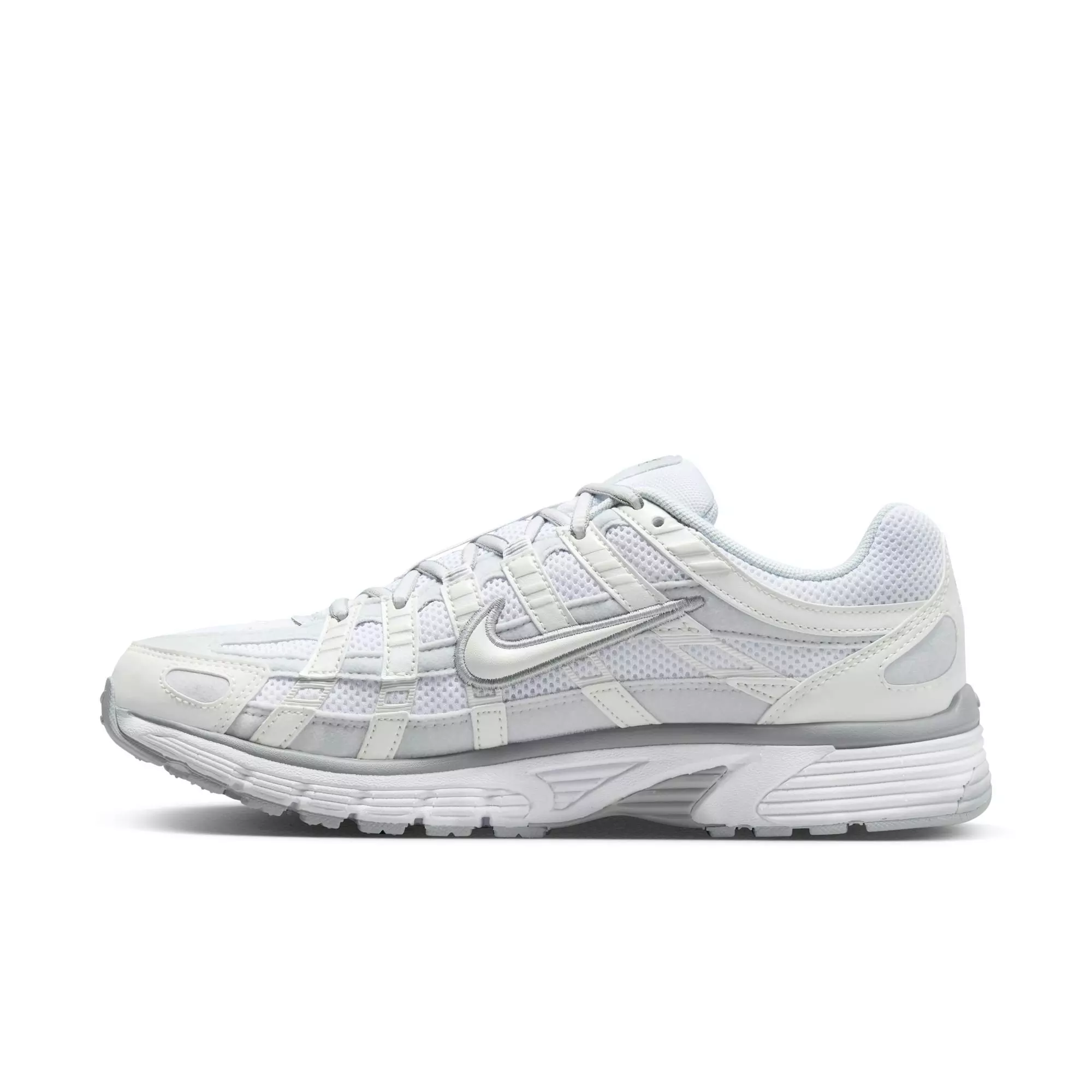 Nike P-6000 "MLTC Summit White/White/Pure Platinum" Women's Shoe - WHITE/SILVER