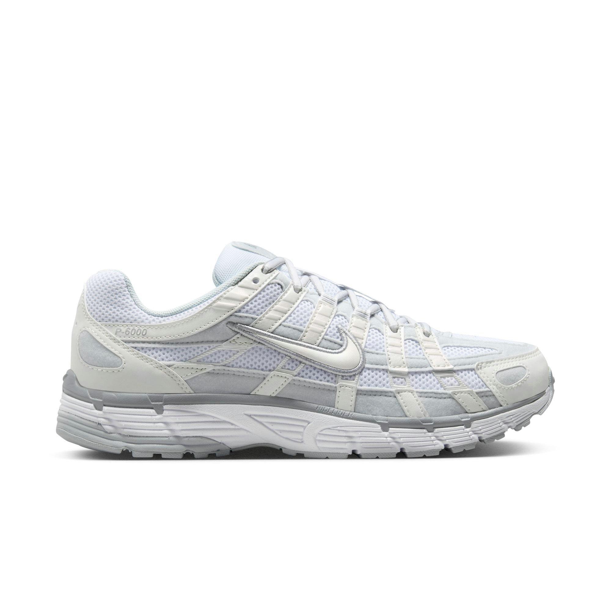 Nike P-6000 "MLTC Summit White/White/Pure Platinum" Women's Shoe - WHITE/SILVER