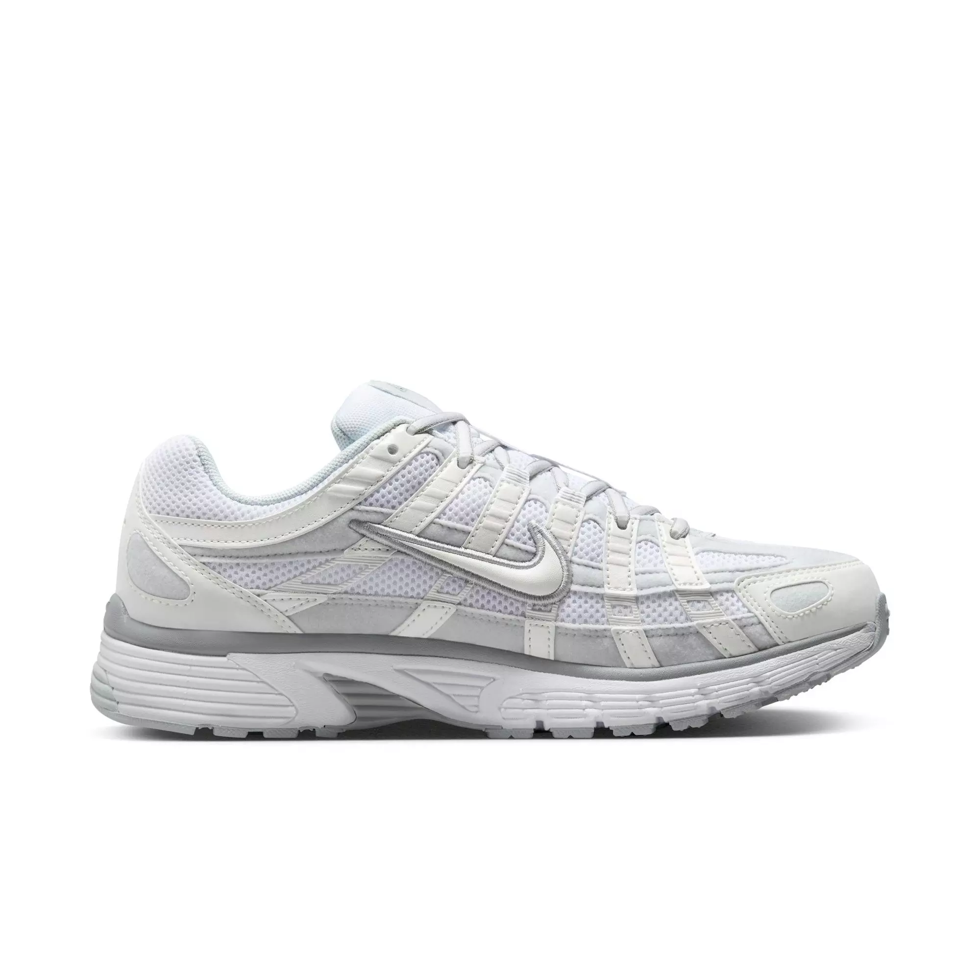 Nike P-6000 "MLTC Summit White/White/Pure Platinum" Women's Shoe - WHITE/SILVER