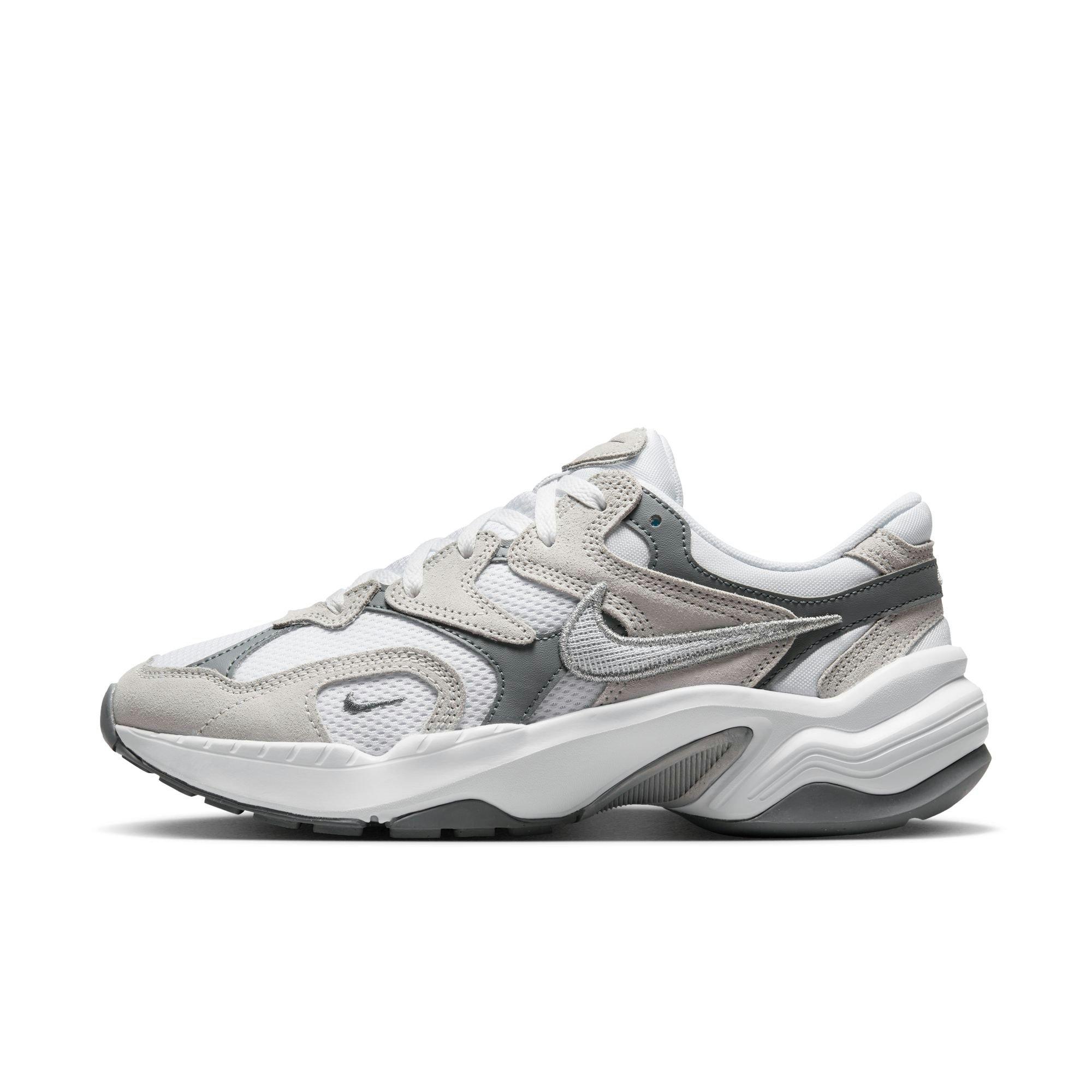 Nike AL8 "White/Metallic Silver/Smoke Grey/Black" Women's Shoe - WHITE/BLACK/SILVER Thumbnail View 3